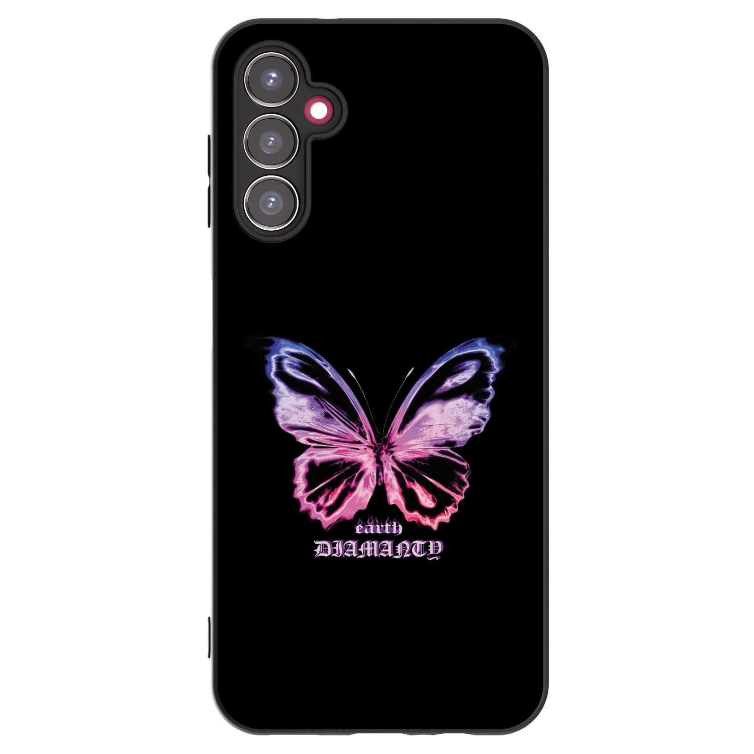 Picasee silikonový černý obal pro Samsung Galaxy A14 4G A145R - Diamanty Purple