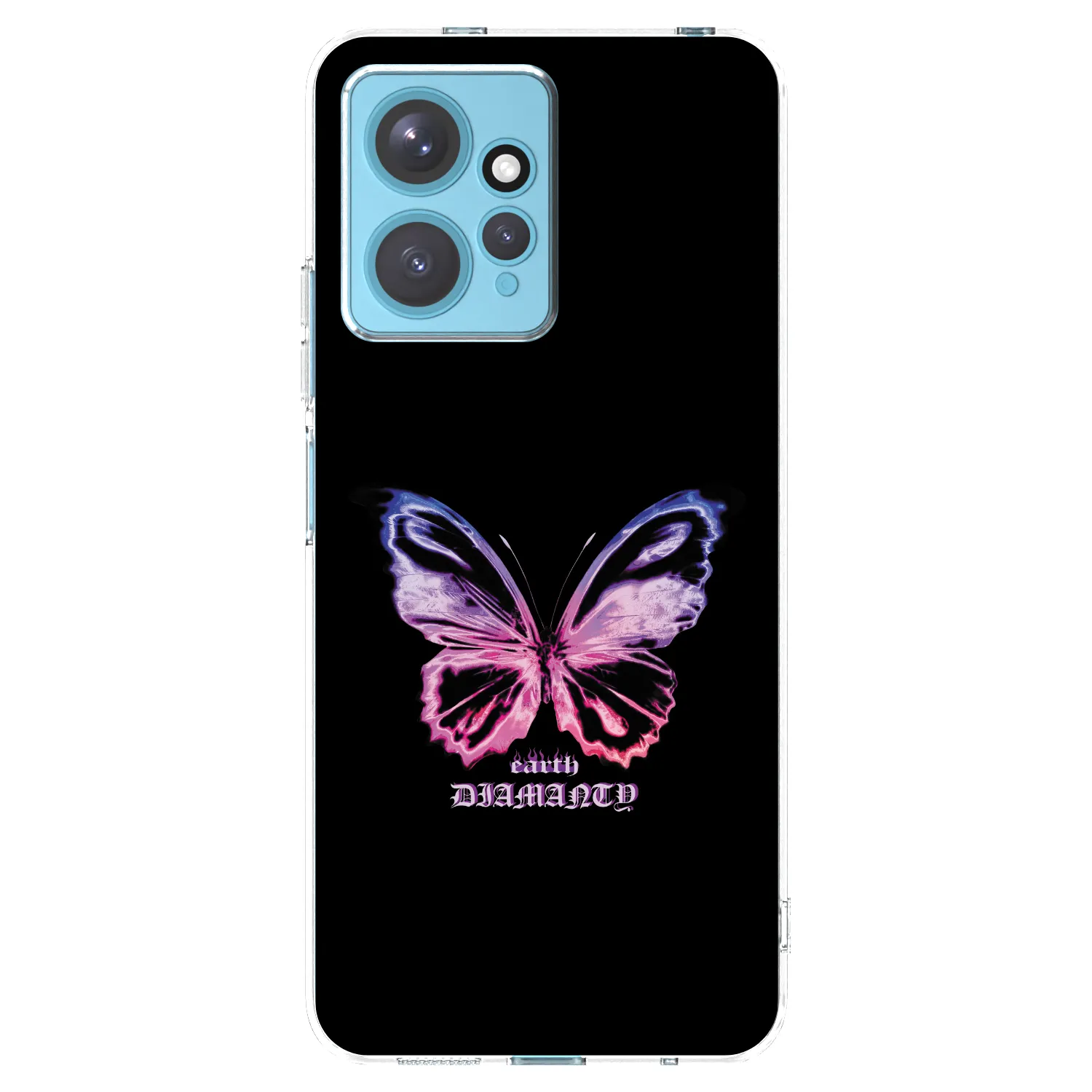 Picasee silikonový průhledný obal pro Xiaomi Redmi Note 12 4G - Diamanty Purple