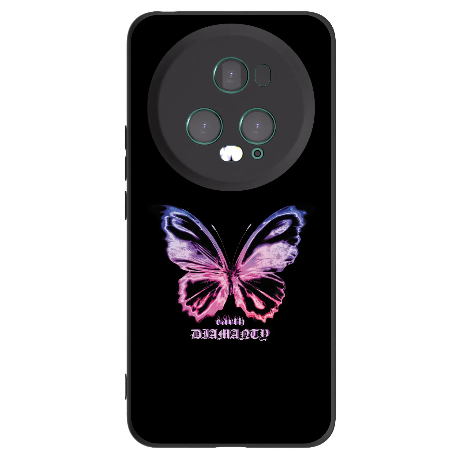 Picasee silikonový černý obal pro Honor Magic5 Pro - Diamanty Purple