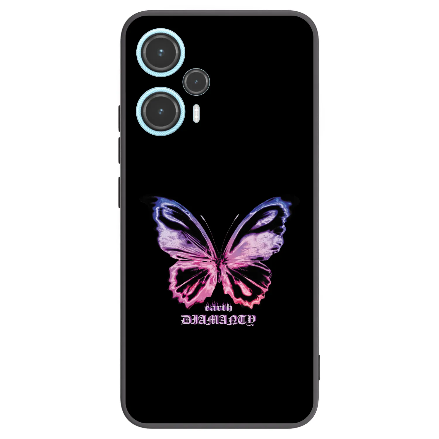 Picasee silikonový černý obal pro Xiaomi Poco F5 - Diamanty Purple