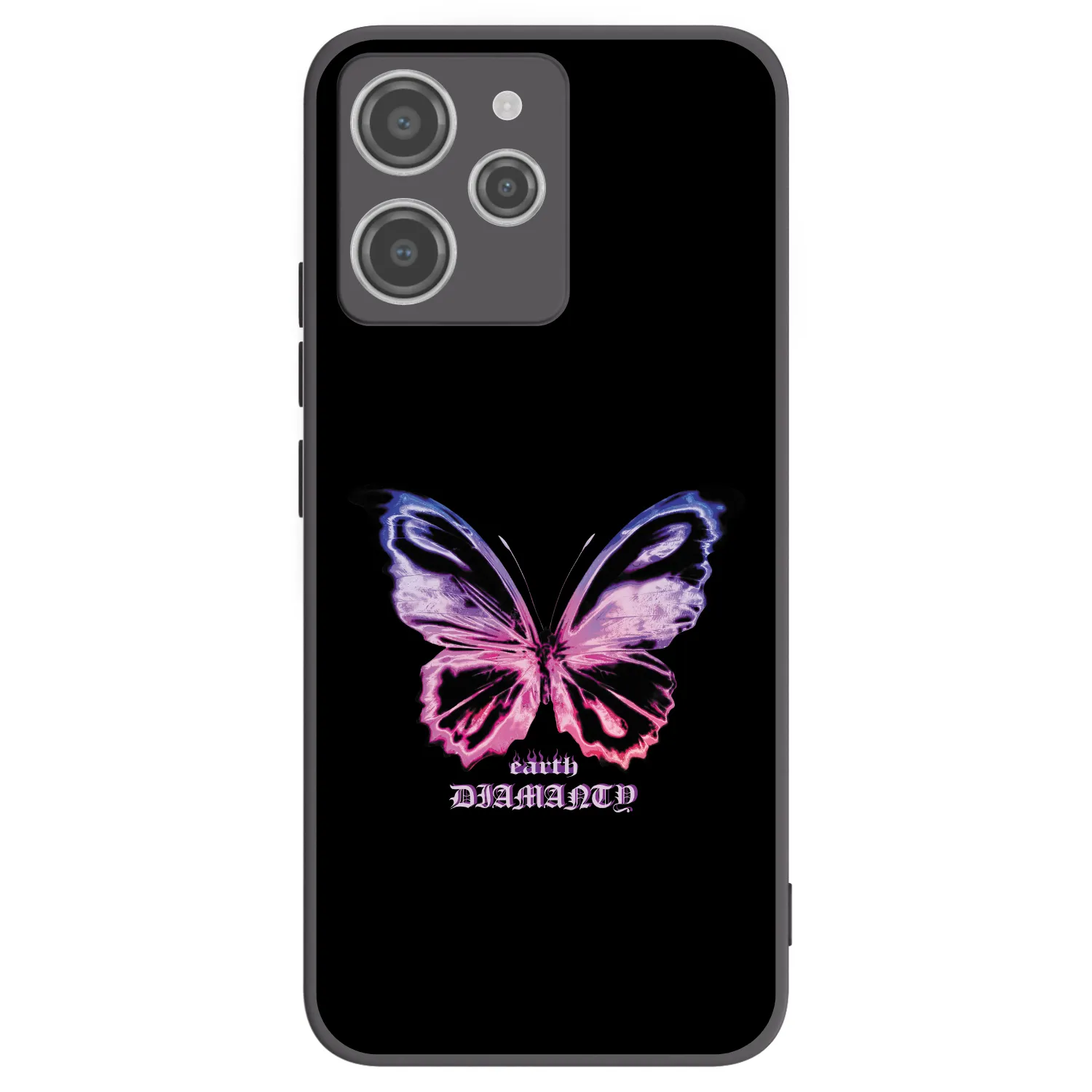 Picasee silikonový černý obal pro Xiaomi Redmi 12 4G - Diamanty Purple