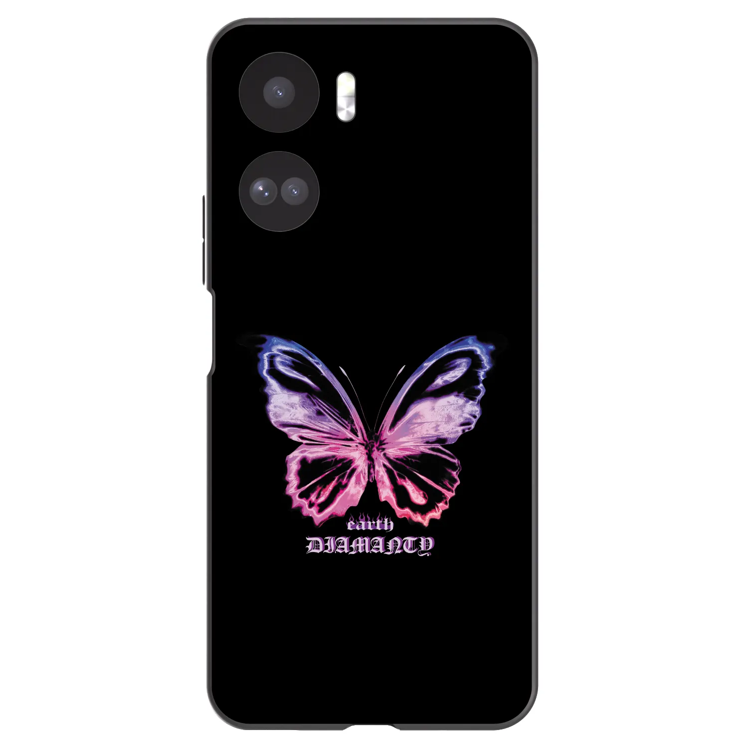 Picasee silikonový černý obal pro Honor 90 Lite 5G - Diamanty Purple