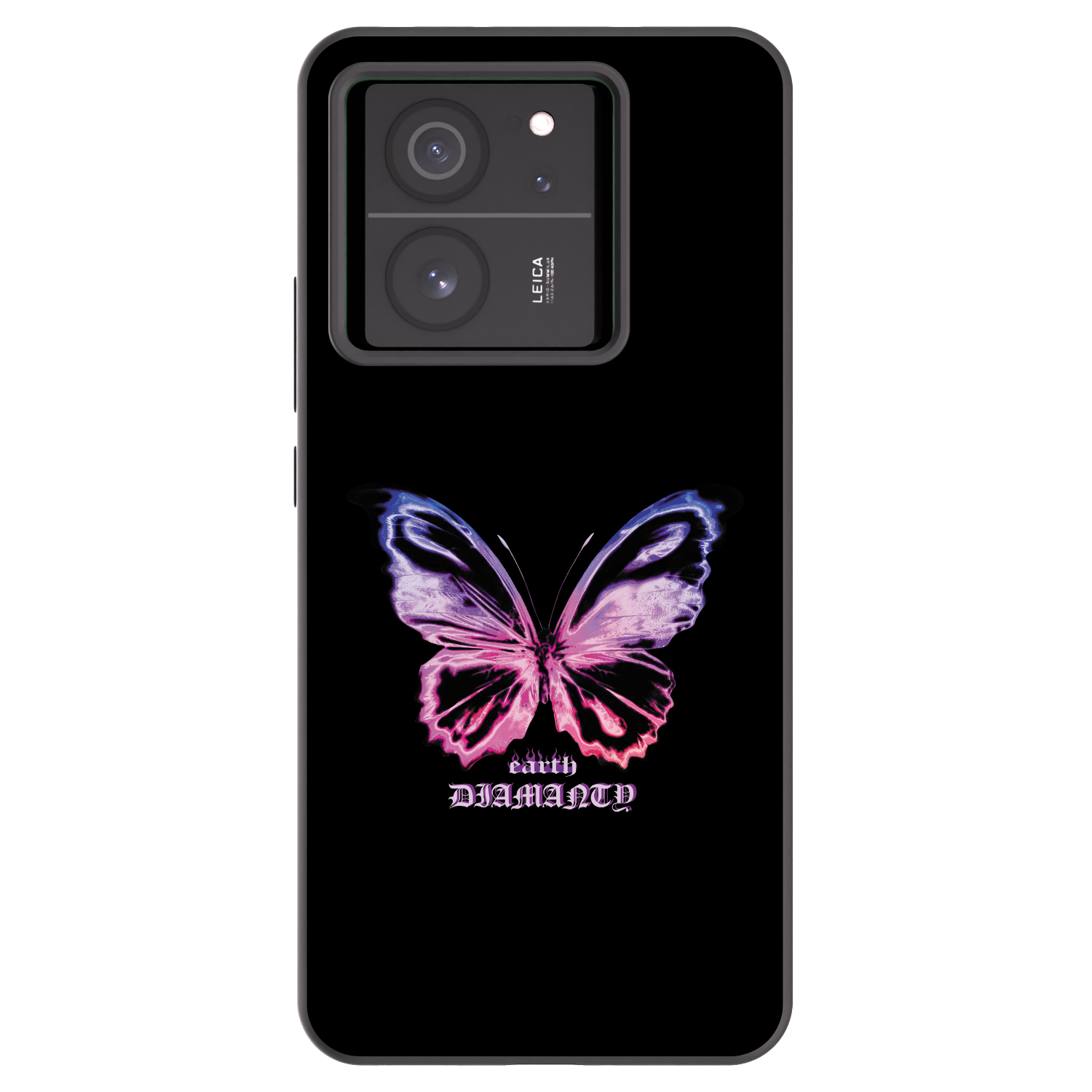 Picasee silikonový černý obal pro Xiaomi 13T Pro - Diamanty Purple