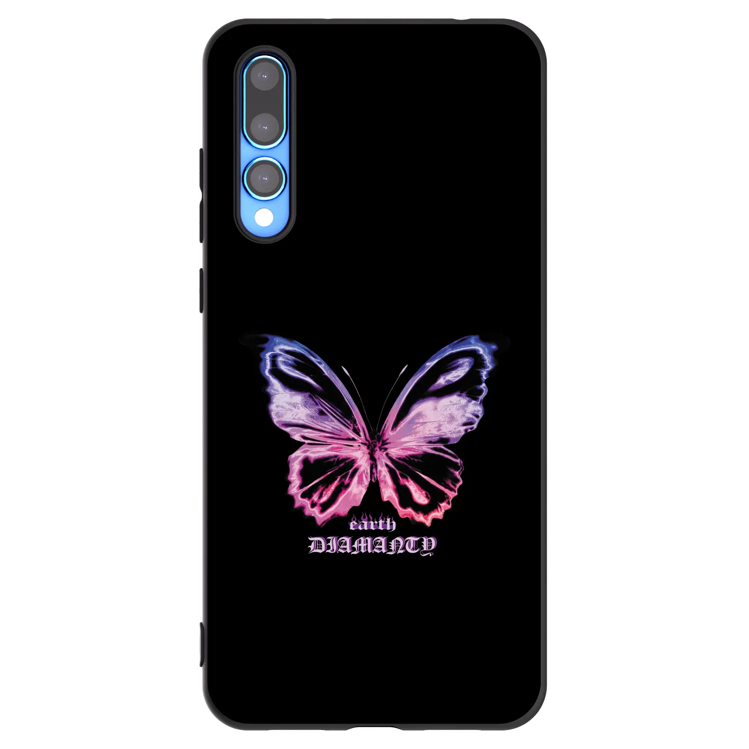 Picasee silikonový černý obal pro Huawei P20 Pro - Diamanty Purple