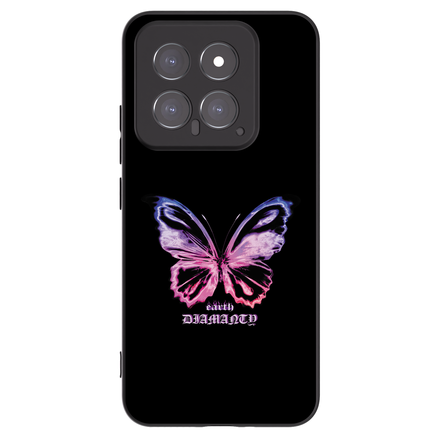 Picasee silikonový černý obal pro Xiaomi 14 - Diamanty Purple