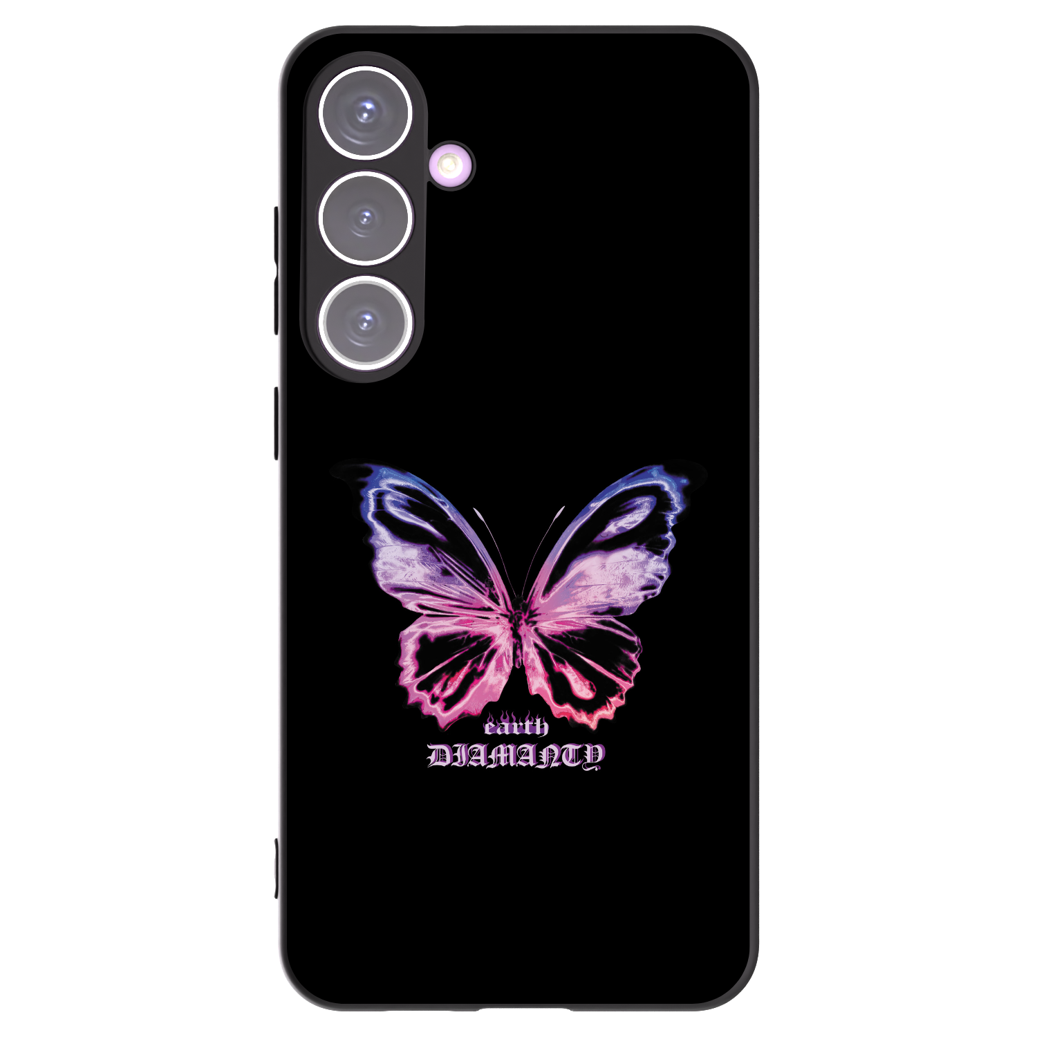 Picasee silikonový černý obal pro Samsung Galaxy S24+ S926B 5G - Diamanty Purple