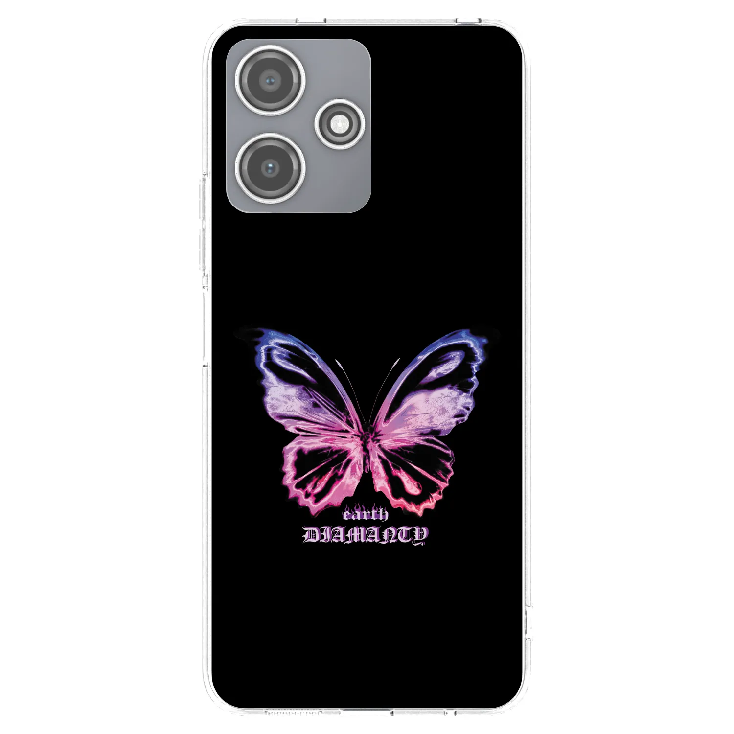 Picasee silikonový průhledný obal pro Xiaomi Redmi 12 5G - Diamanty Purple