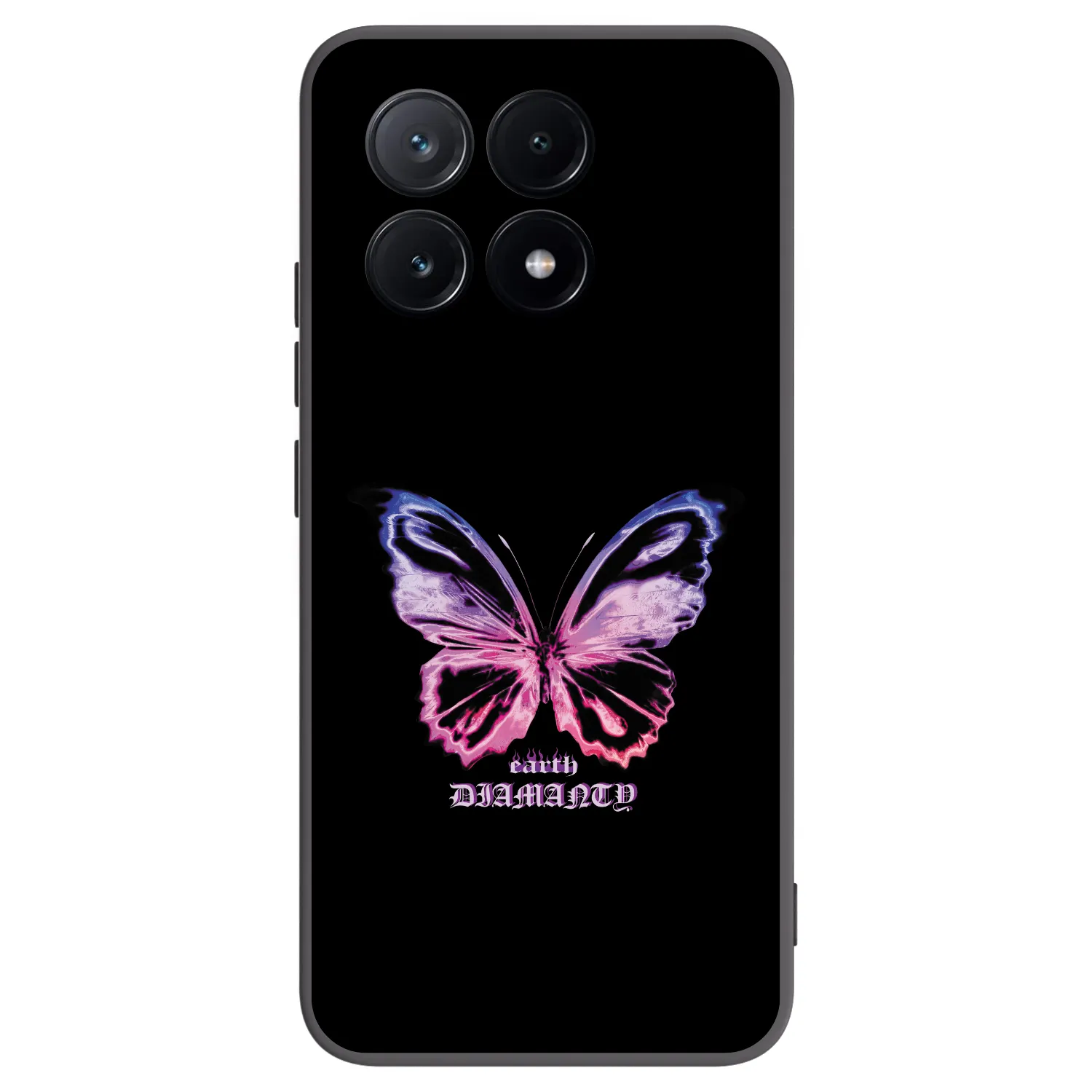 Picasee silikonový černý obal pro Xiaomi Poco X6 Pro - Diamanty Purple