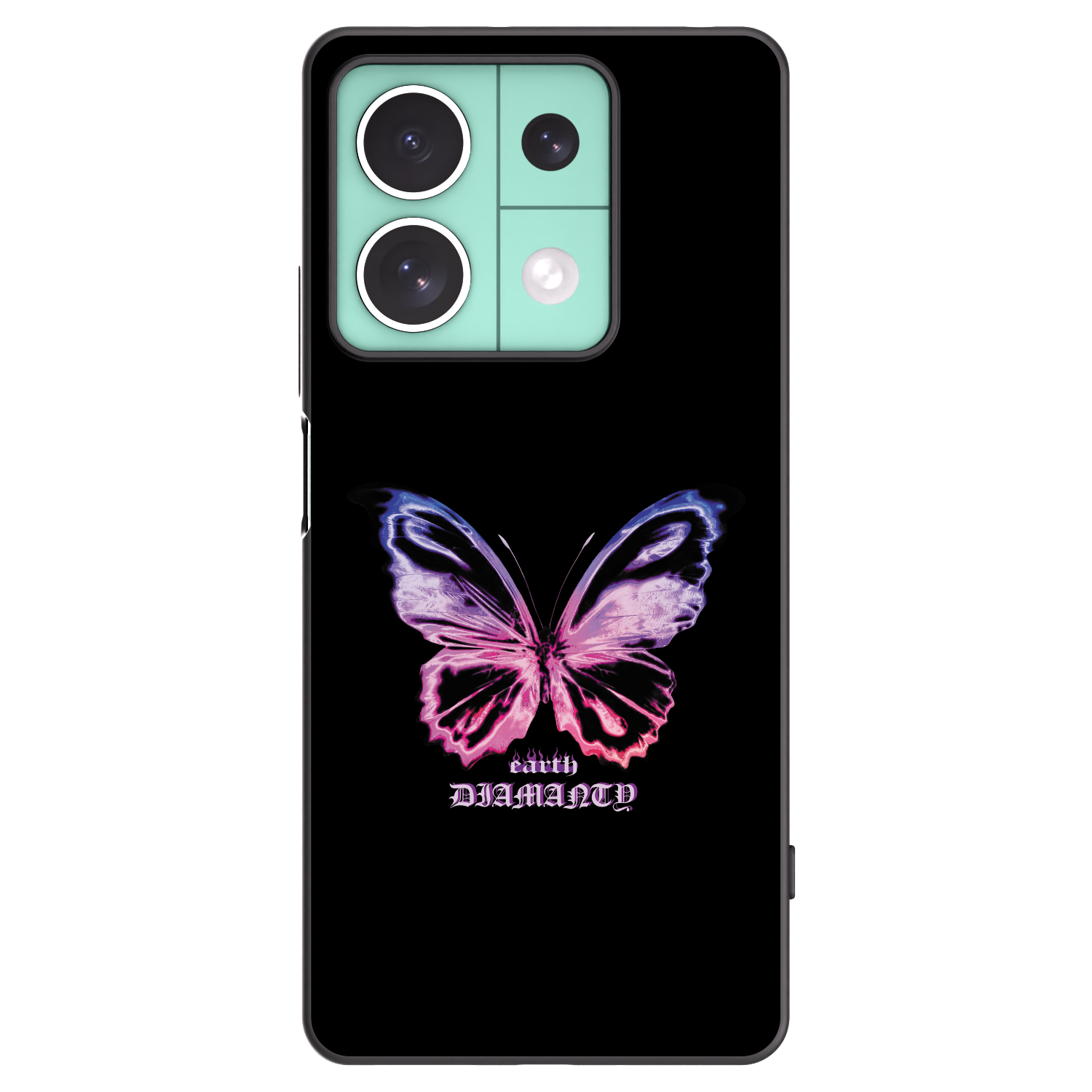 Picasee silikonový černý obal pro Xiaomi Redmi Note 13 5G - Diamanty Purple