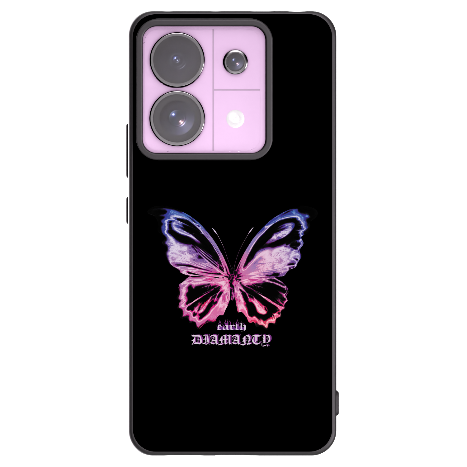 Picasee silikonový černý obal pro Xiaomi Redmi Note 13 Pro 5G - Diamanty Purple