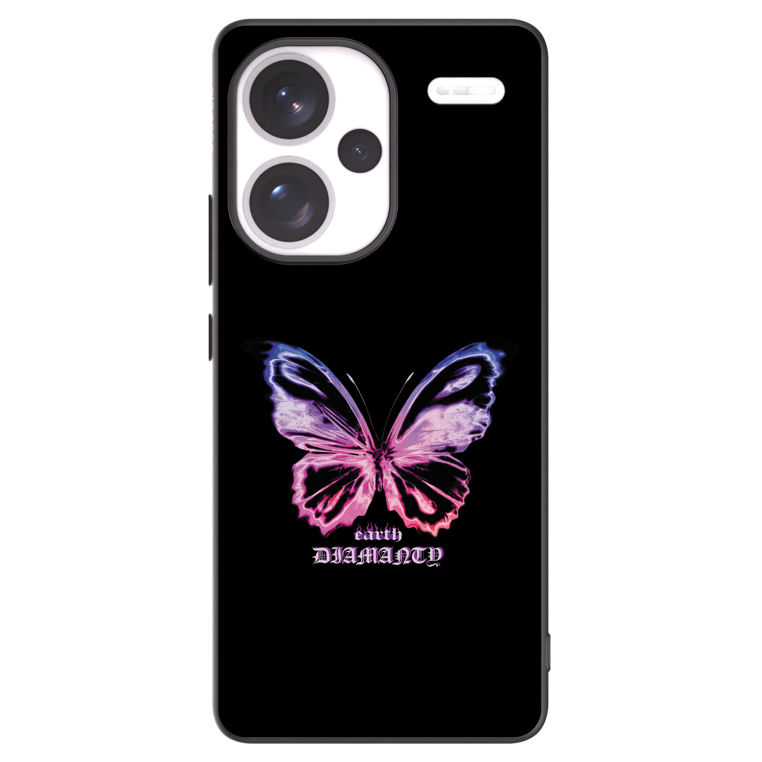 Picasee silikonový černý obal pro Xiaomi Redmi Note 13 Pro+ 5G - Diamanty Purple