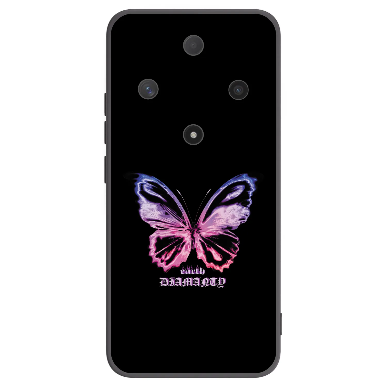Picasee silikonový černý obal pro Honor Magic6 Lite 5G - Diamanty Purple