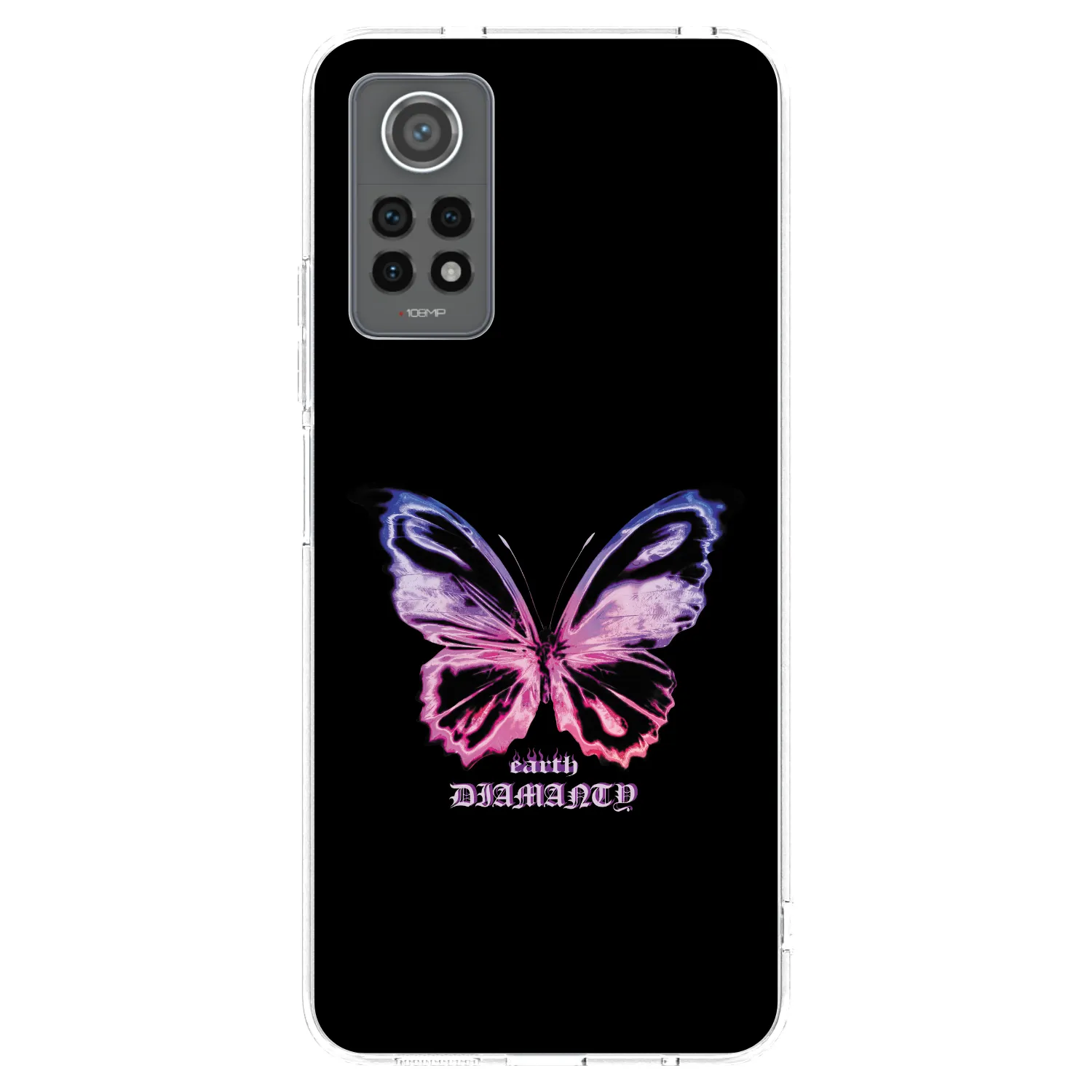 Picasee silikonový průhledný obal pro Xiaomi Redmi Note 12 Pro 4G - Diamanty Purple