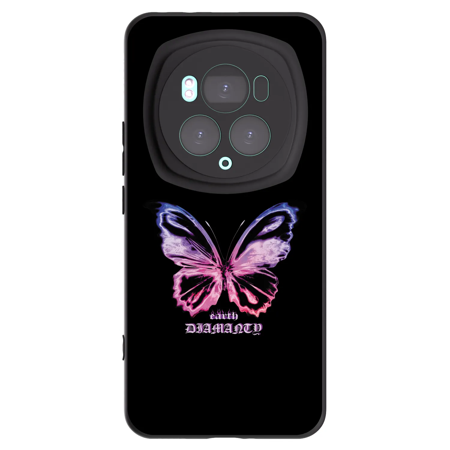Picasee silikonový černý obal pro Honor Magic6 Pro - Diamanty Purple