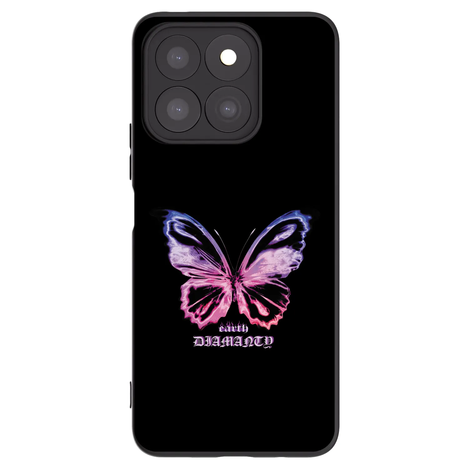 Picasee silikonový černý obal pro Honor X8b - Diamanty Purple