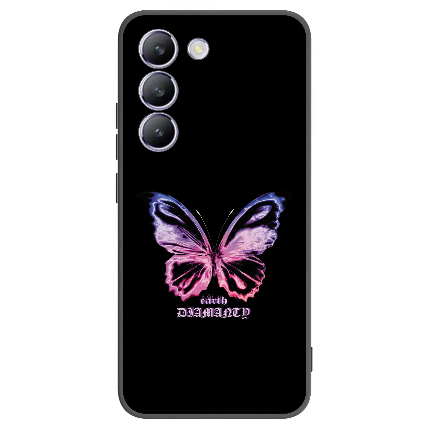 Picasee silikonový černý obal pro Vivo V40 SE 5G - Diamanty Purple