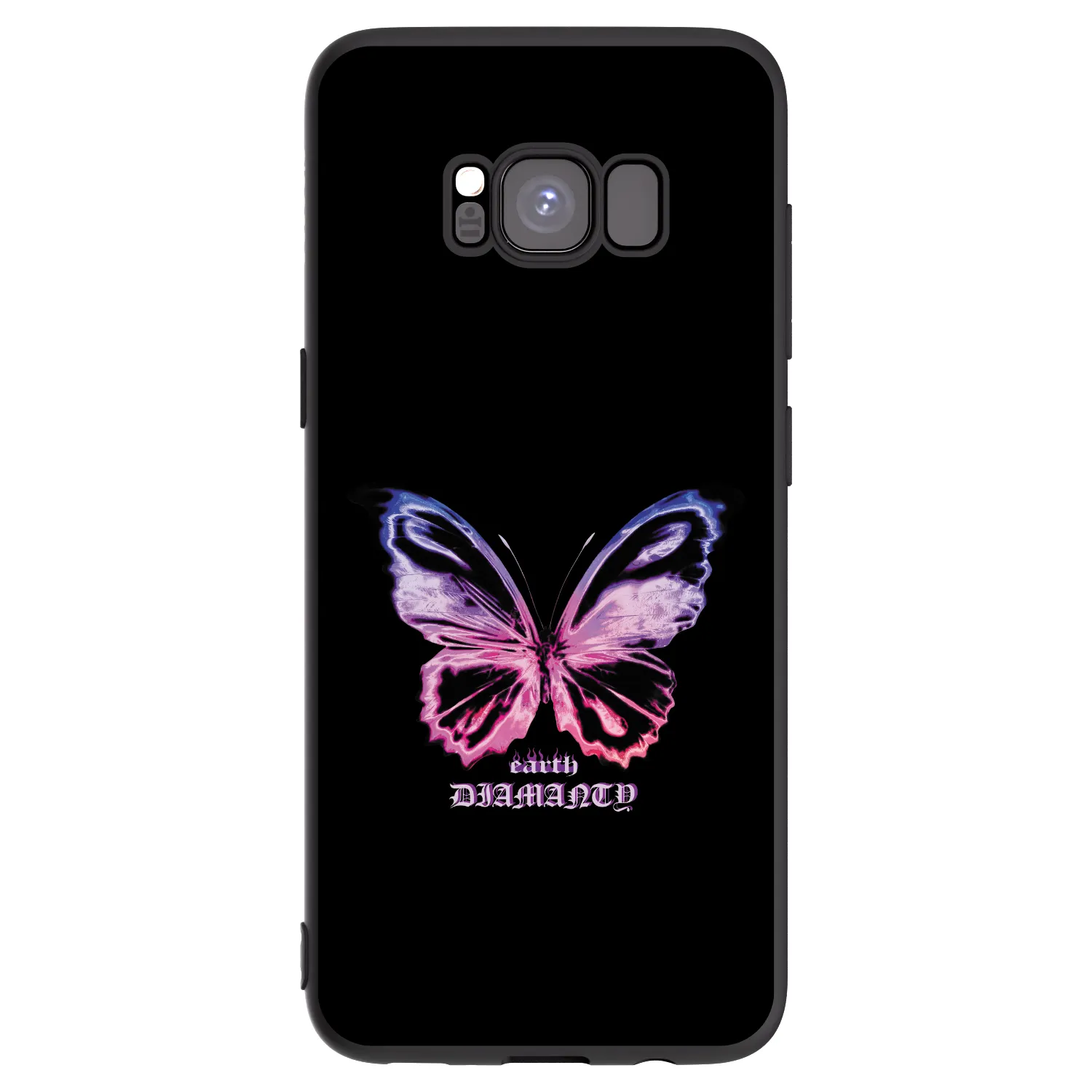 Picasee silikonový černý obal pro Samsung Galaxy S8 G950F - Diamanty Purple