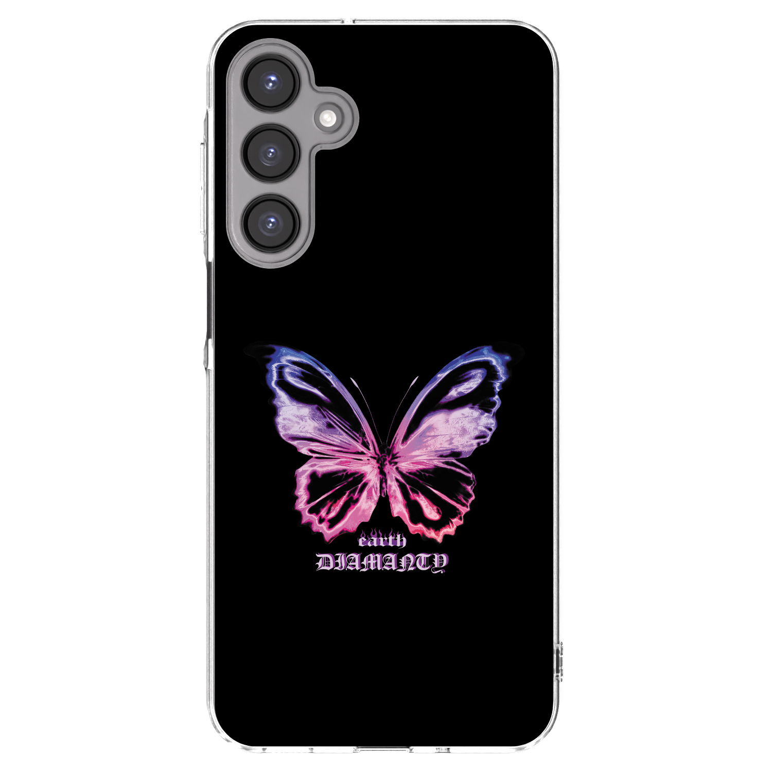 Picasee silikonový průhledný obal pro Samsung Galaxy A16 5G - Diamanty Purple