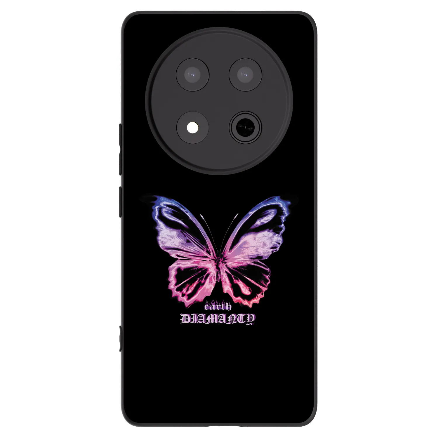 Picasee silikonový černý obal pro Honor Magic7 Lite 5G - Diamanty Purple