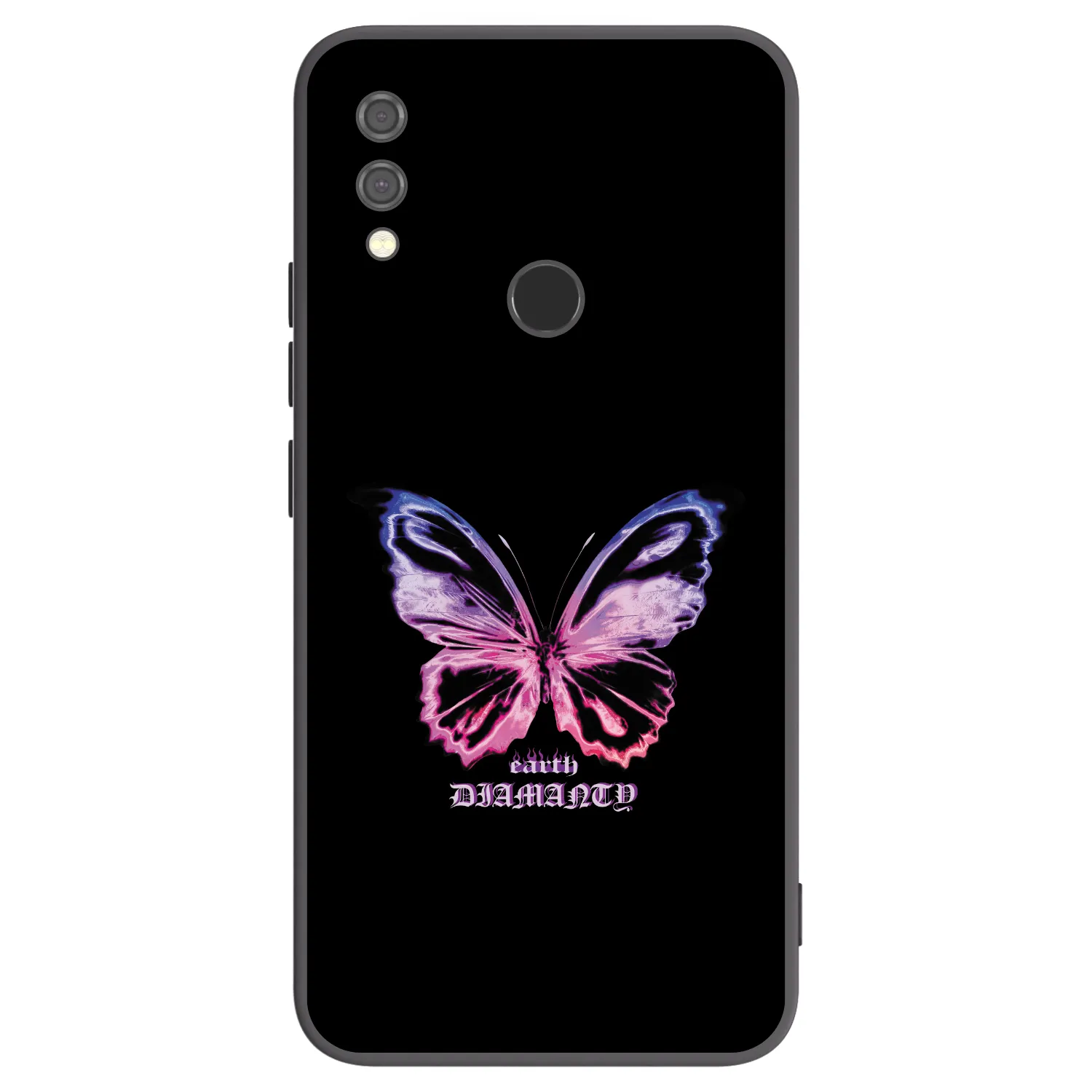 Picasee silikonový černý obal pro Xiaomi Redmi Note 7 - Diamanty Purple