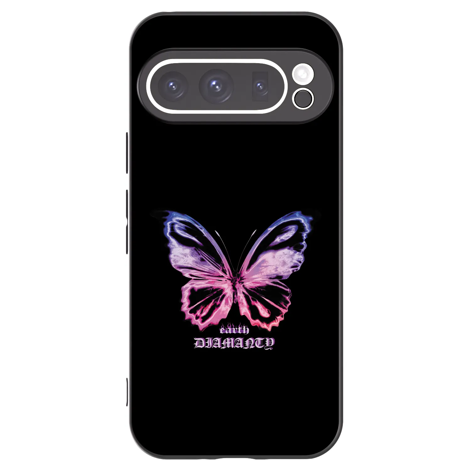 Picasee silikonový černý obal pro Google Pixel 9 Pro - Diamanty Purple