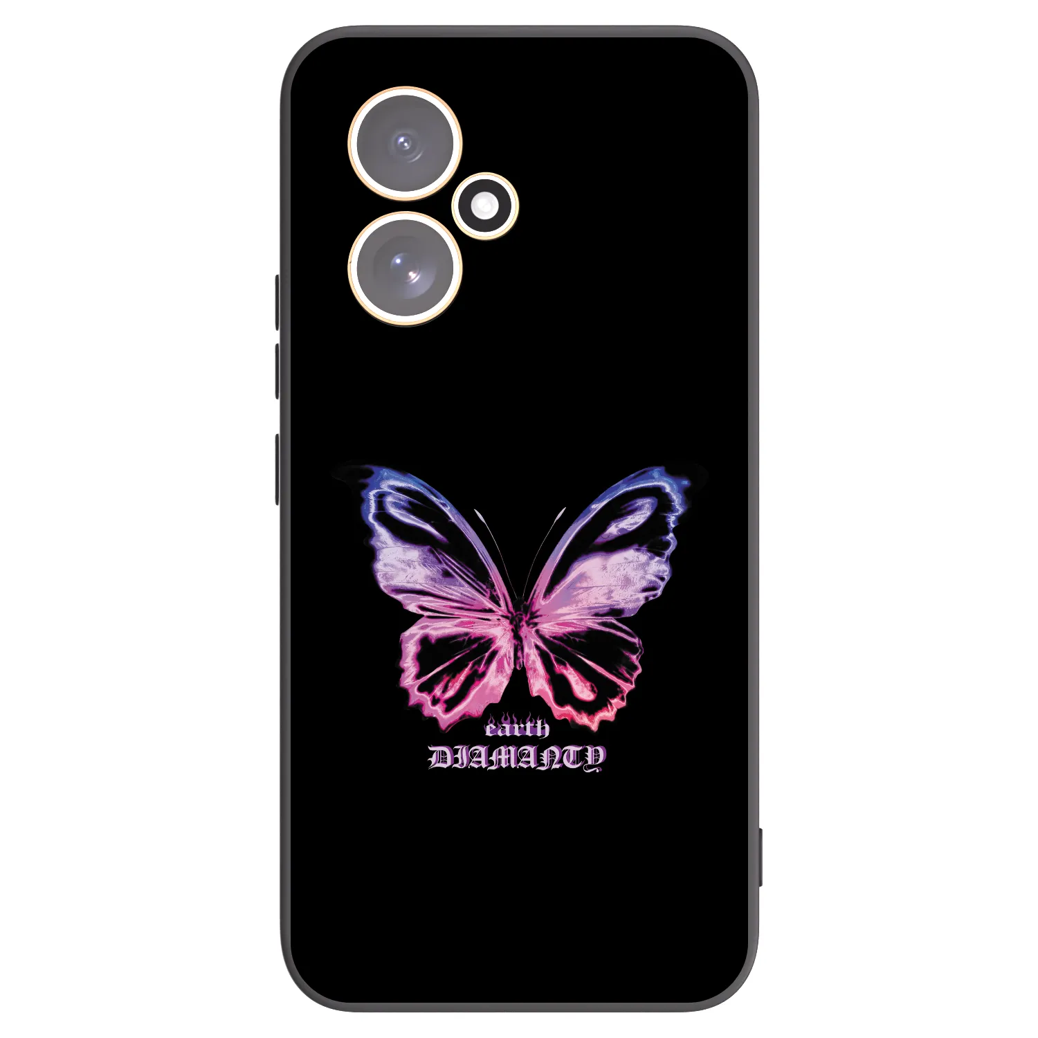Picasee silikonový černý obal pro Honor 400 5G - Diamanty Purple