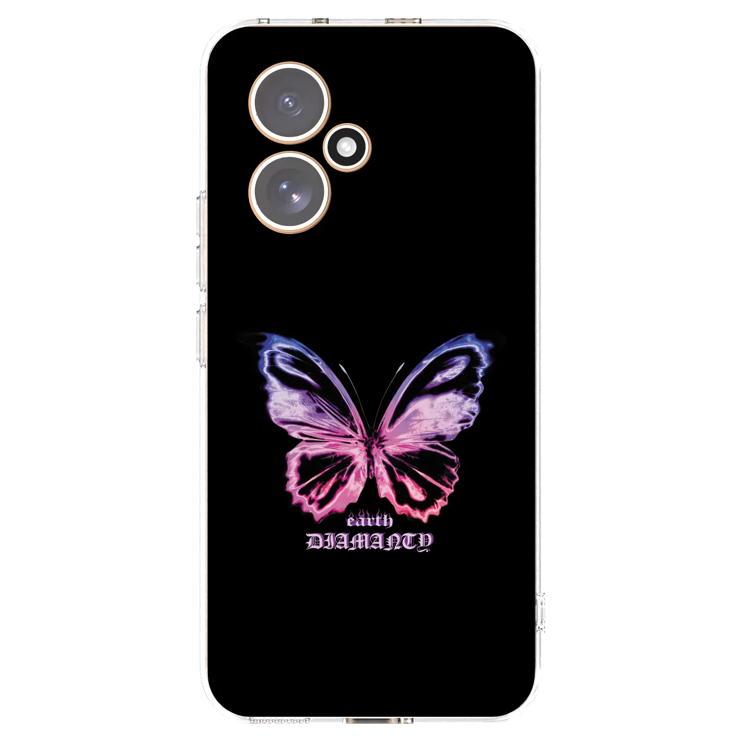Picasee silikonový průhledný obal pro Honor 400 5G - Diamanty Purple
