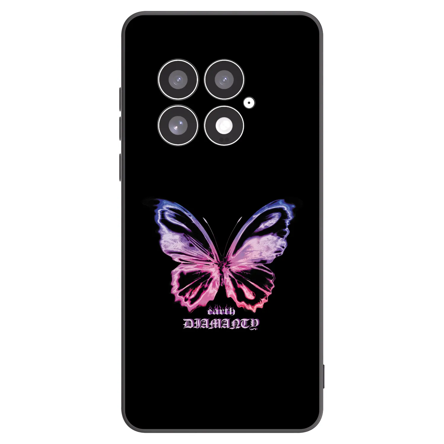 Picasee silikonový černý obal pro OnePlus 13 5G - Diamanty Purple
