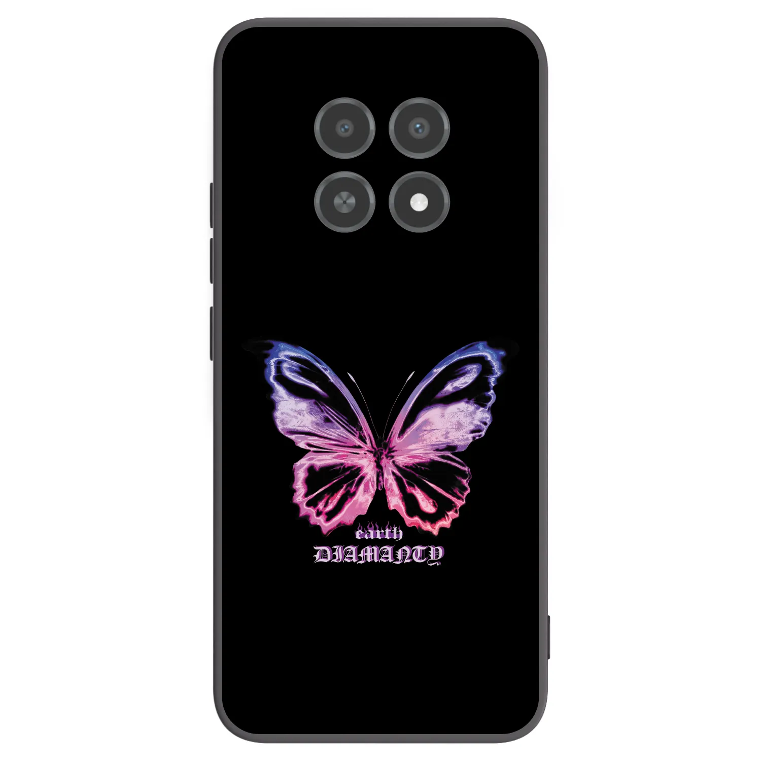 Picasee silikonový černý obal pro Realme 12X - Diamanty Purple