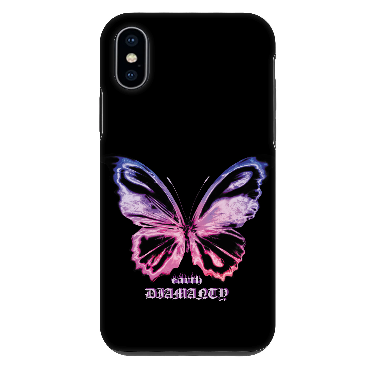 Picasee Fashion Case pro Apple iPhone X/XS - Diamanty Purple