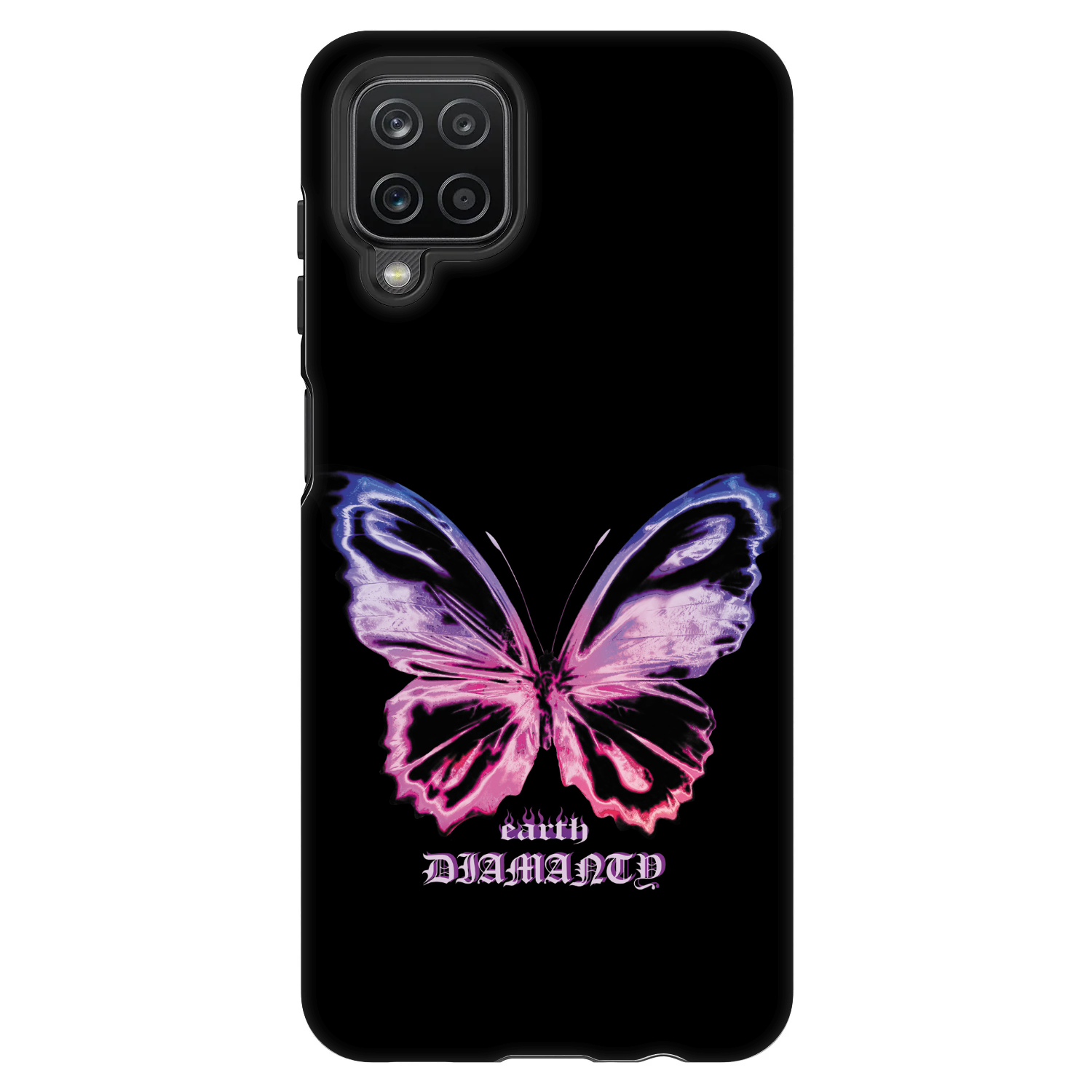 Picasee Fashion Case pro Samsung Galaxy A12 A125F - Diamanty Purple