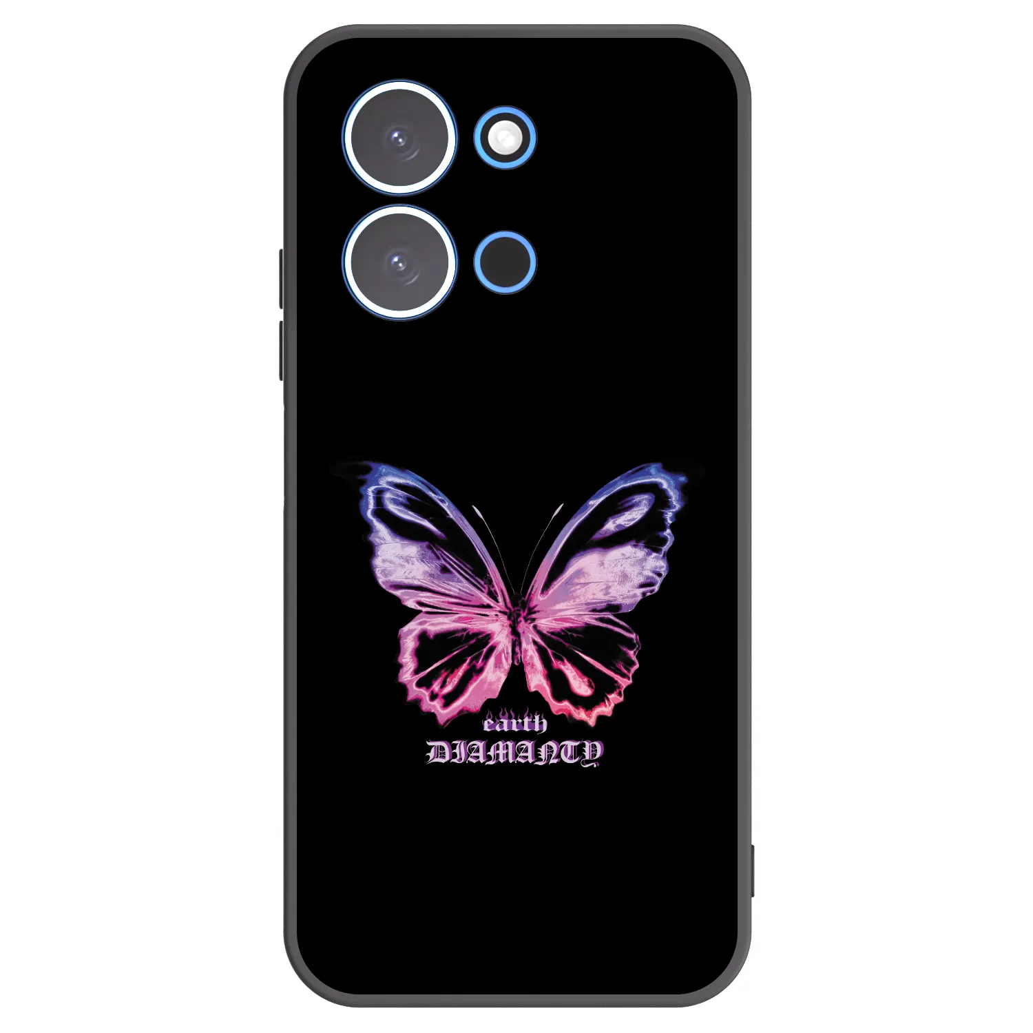 Picasee silikonový černý obal pro Xiaomi Redmi 15C 4G - Diamanty Purple