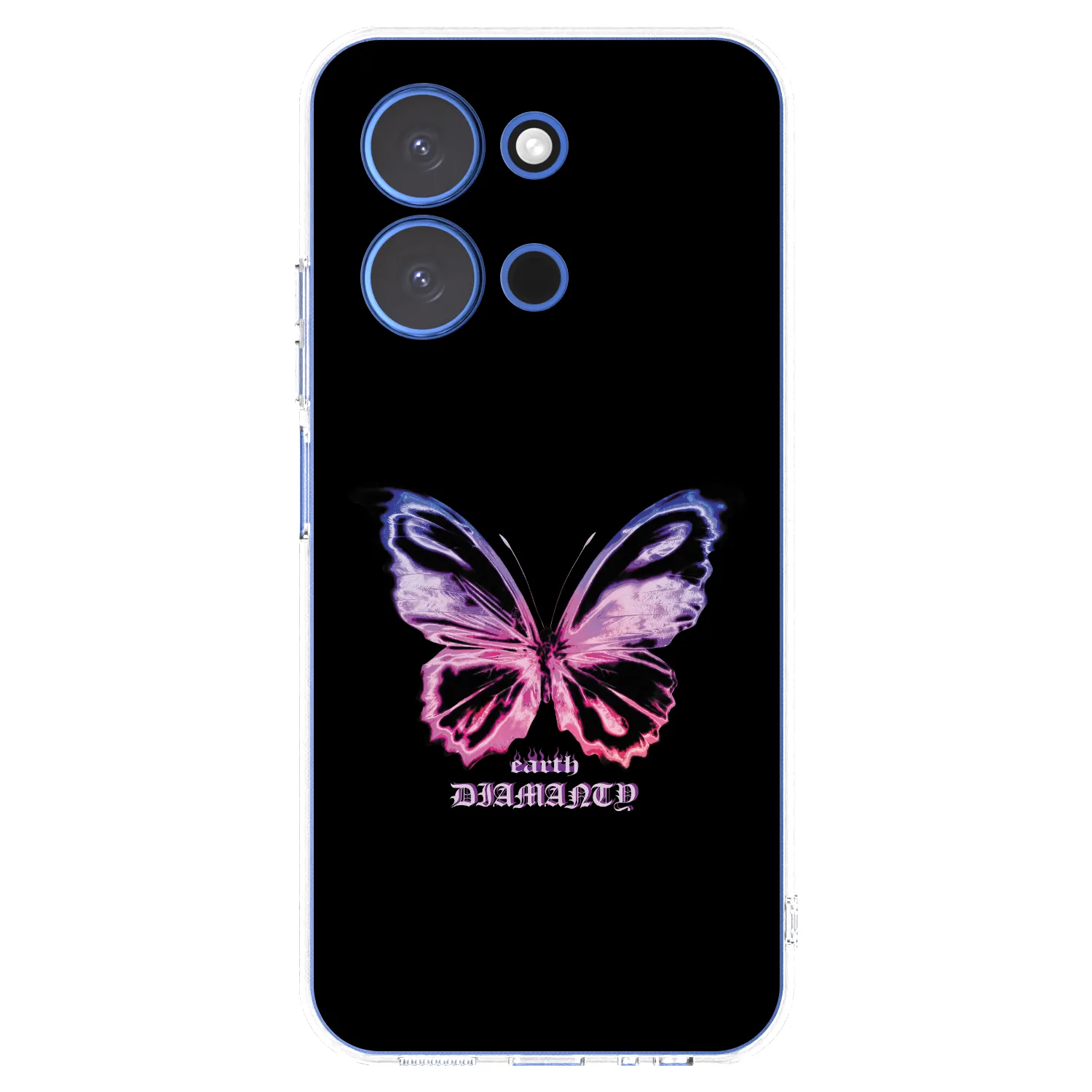 Picasee silikonový průhledný obal pro Xiaomi Redmi 15C 4G - Diamanty Purple