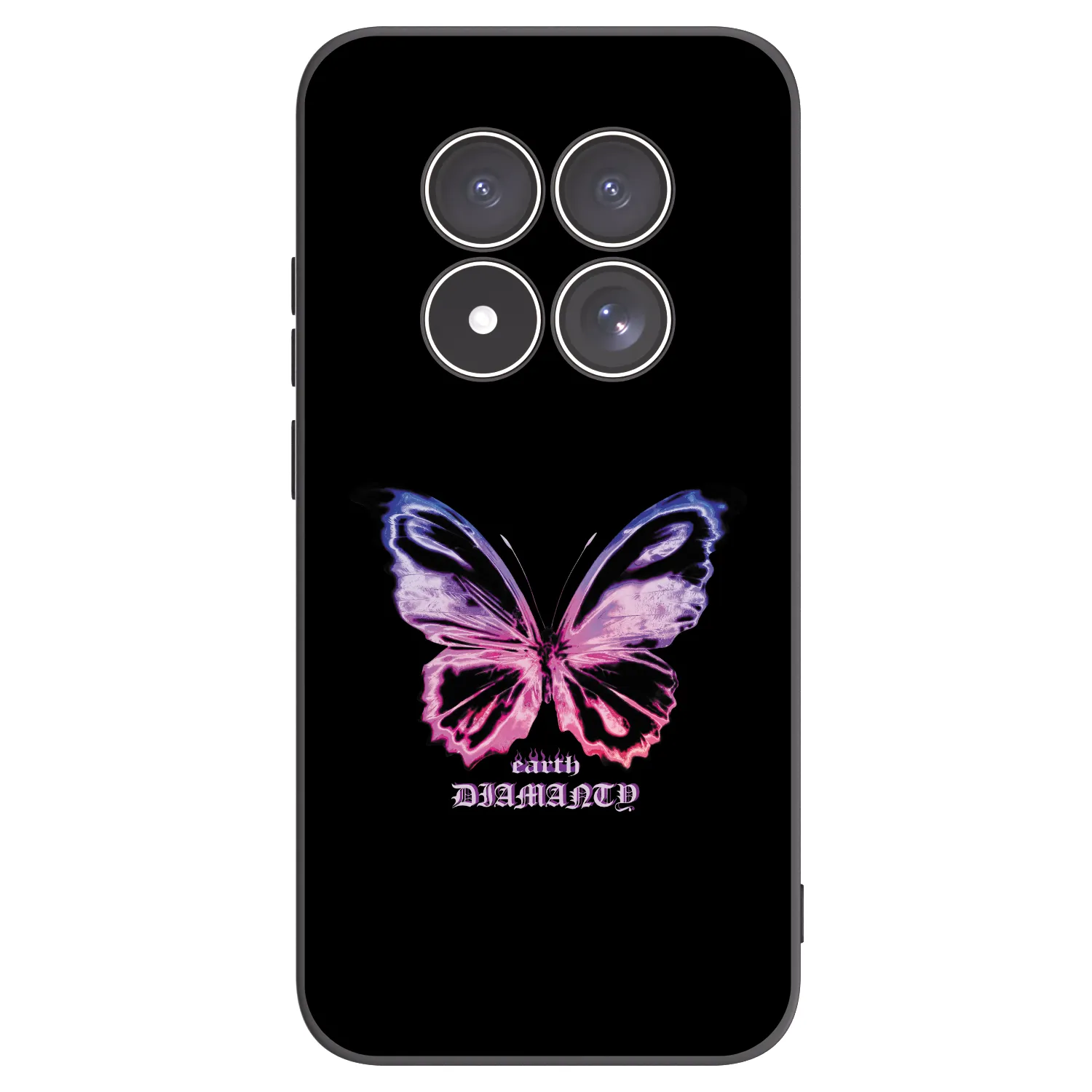 Picasee silikonový černý obal pro Xiaomi Redmi Note 15 Pro 4G - Diamanty Purple