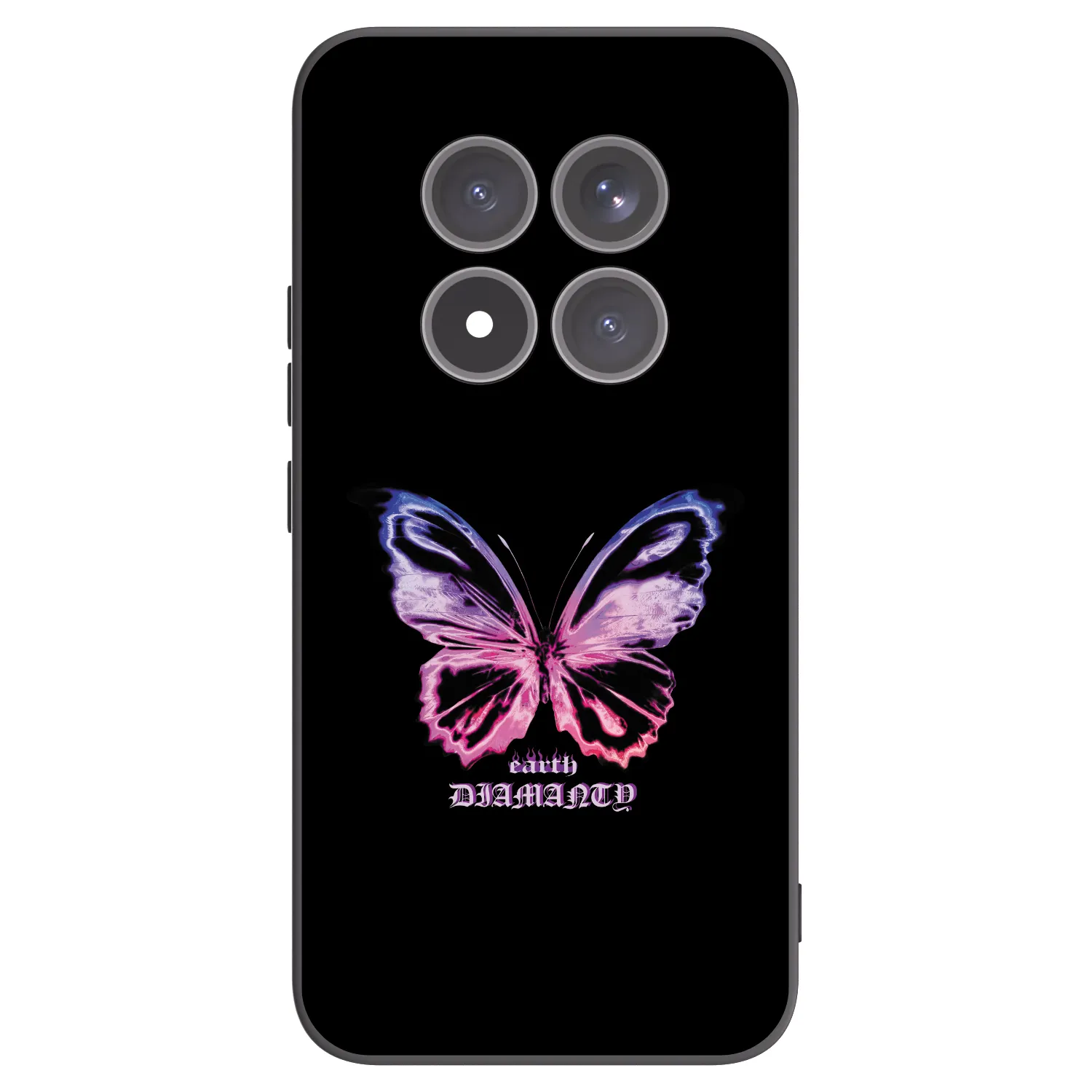 Picasee silikonový černý obal pro Xiaomi Redmi Note 15 Pro+ - Diamanty Purple