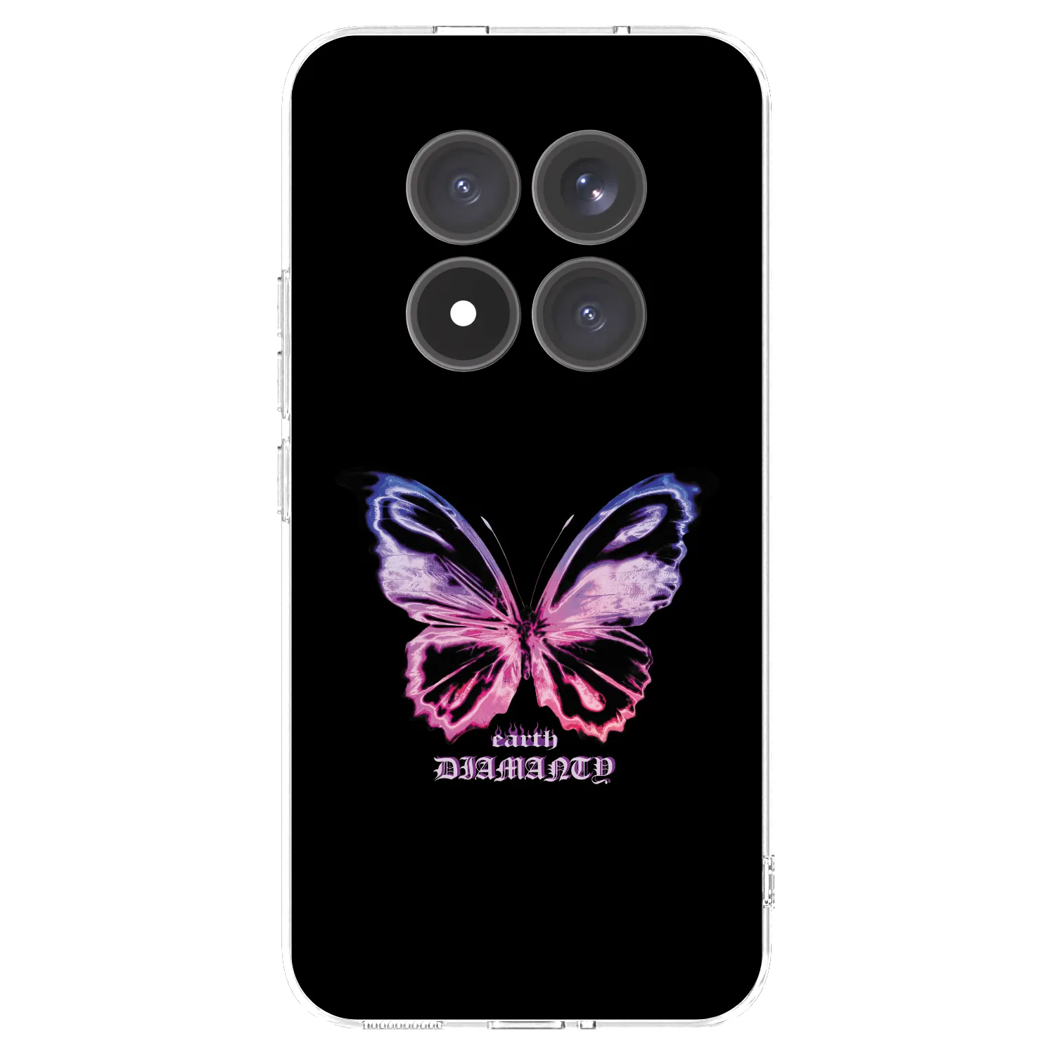 Picasee silikonový průhledný obal pro Xiaomi Redmi Note 15 Pro+ - Diamanty Purple