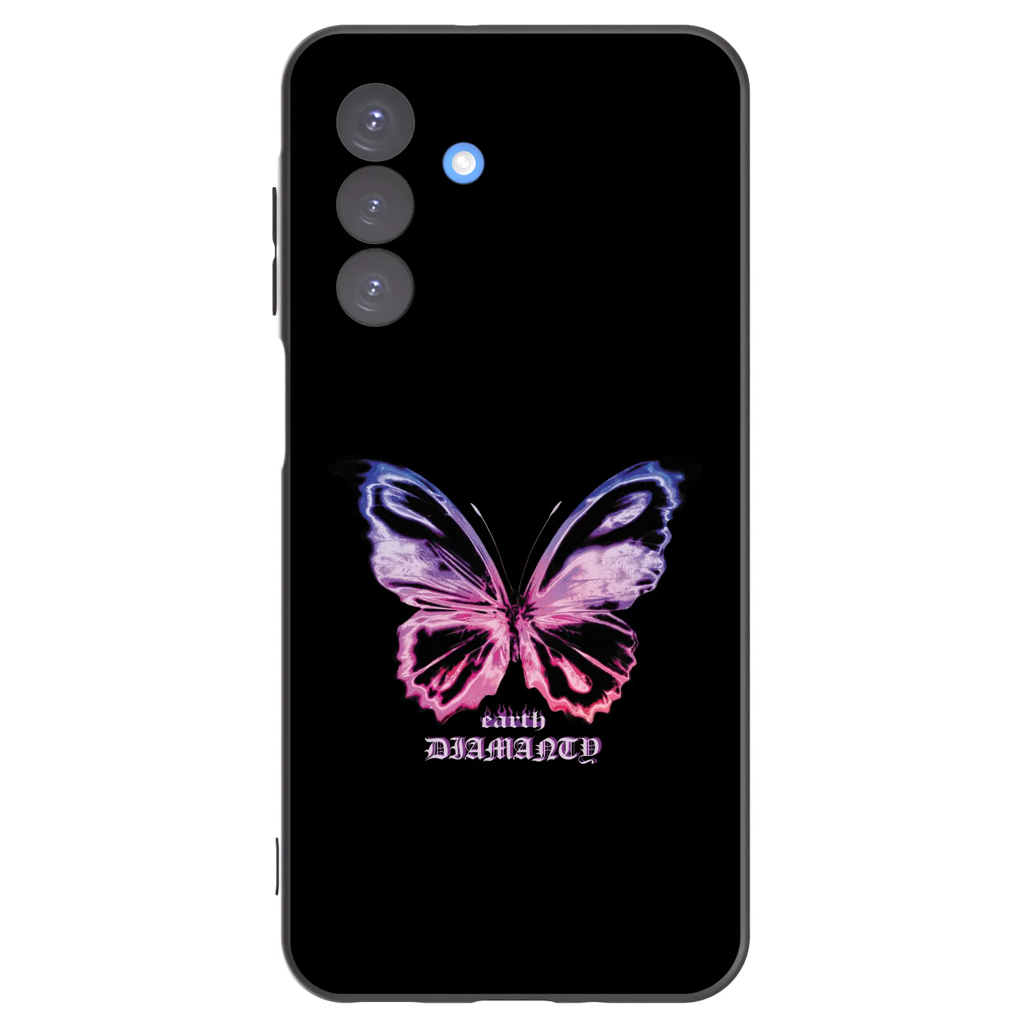 Picasee silikonový černý obal pro Samsung Galaxy A17 5G - Diamanty Purple