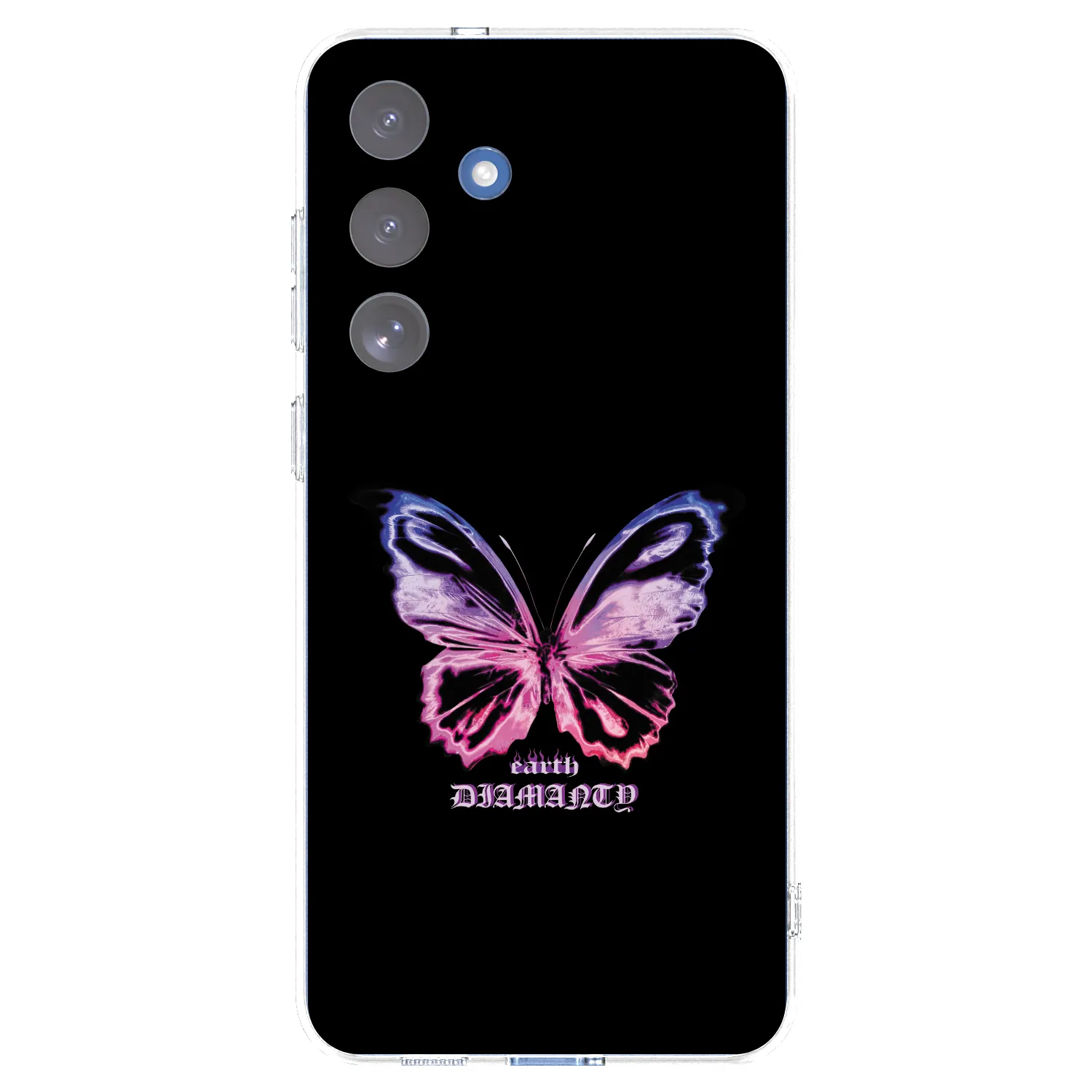 Picasee silikonový průhledný obal pro Samsung Galaxy S25 FE 5G - Diamanty Purple