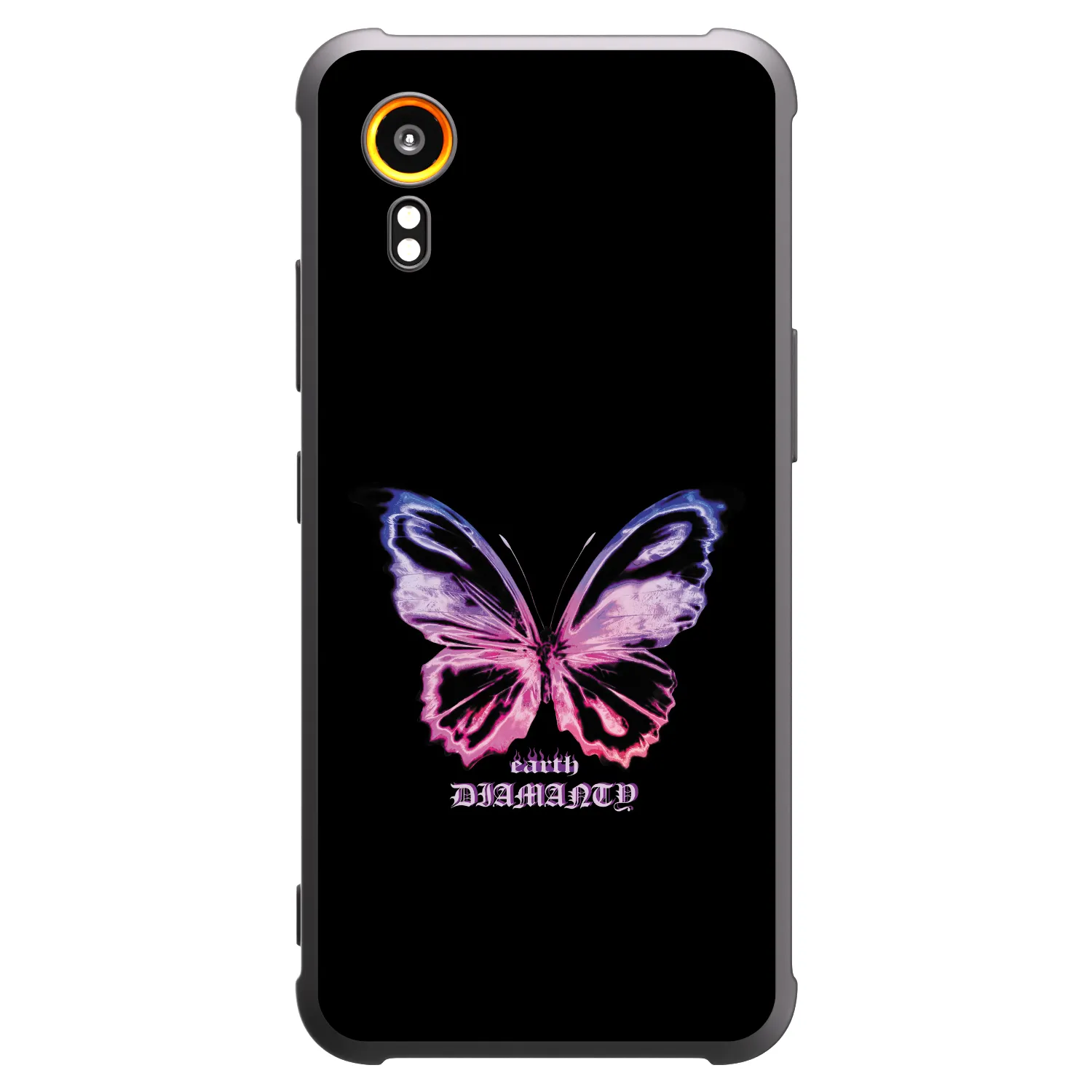 Picasee silikonový černý obal pro Samsung Galaxy Xcover 7 - Diamanty Purple