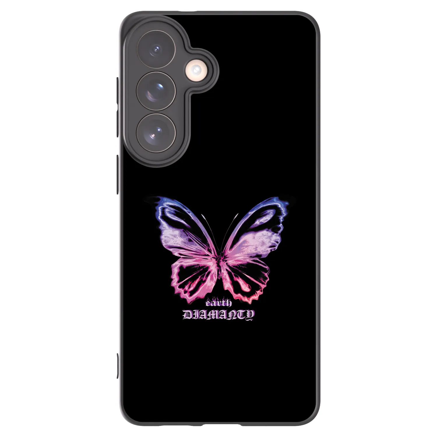 Picasee silikonový černý obal pro Samsung Galaxy S26+ - Diamanty Purple