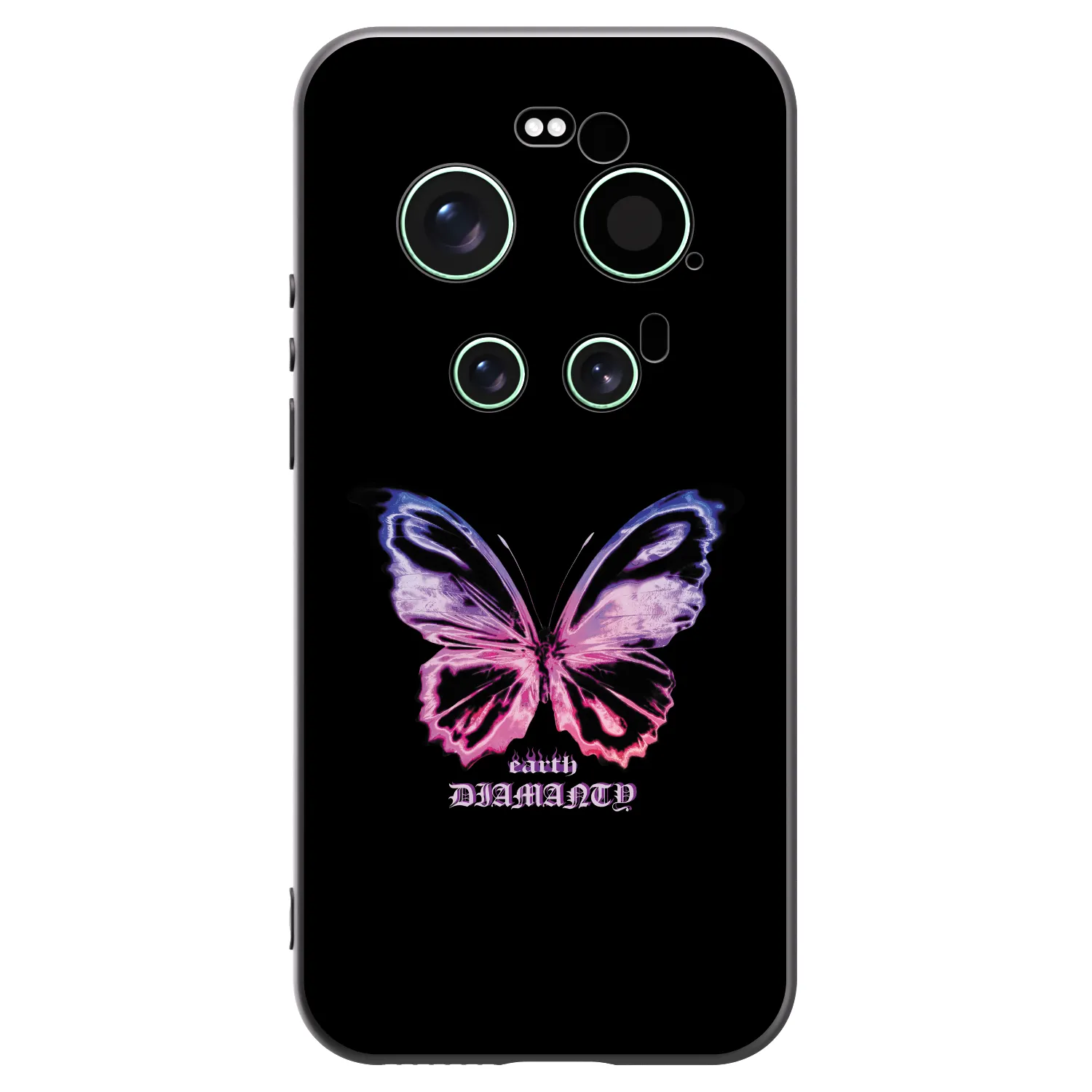 Picasee silikonový černý obal pro Xiaomi 17 Ultra - Diamanty Purple