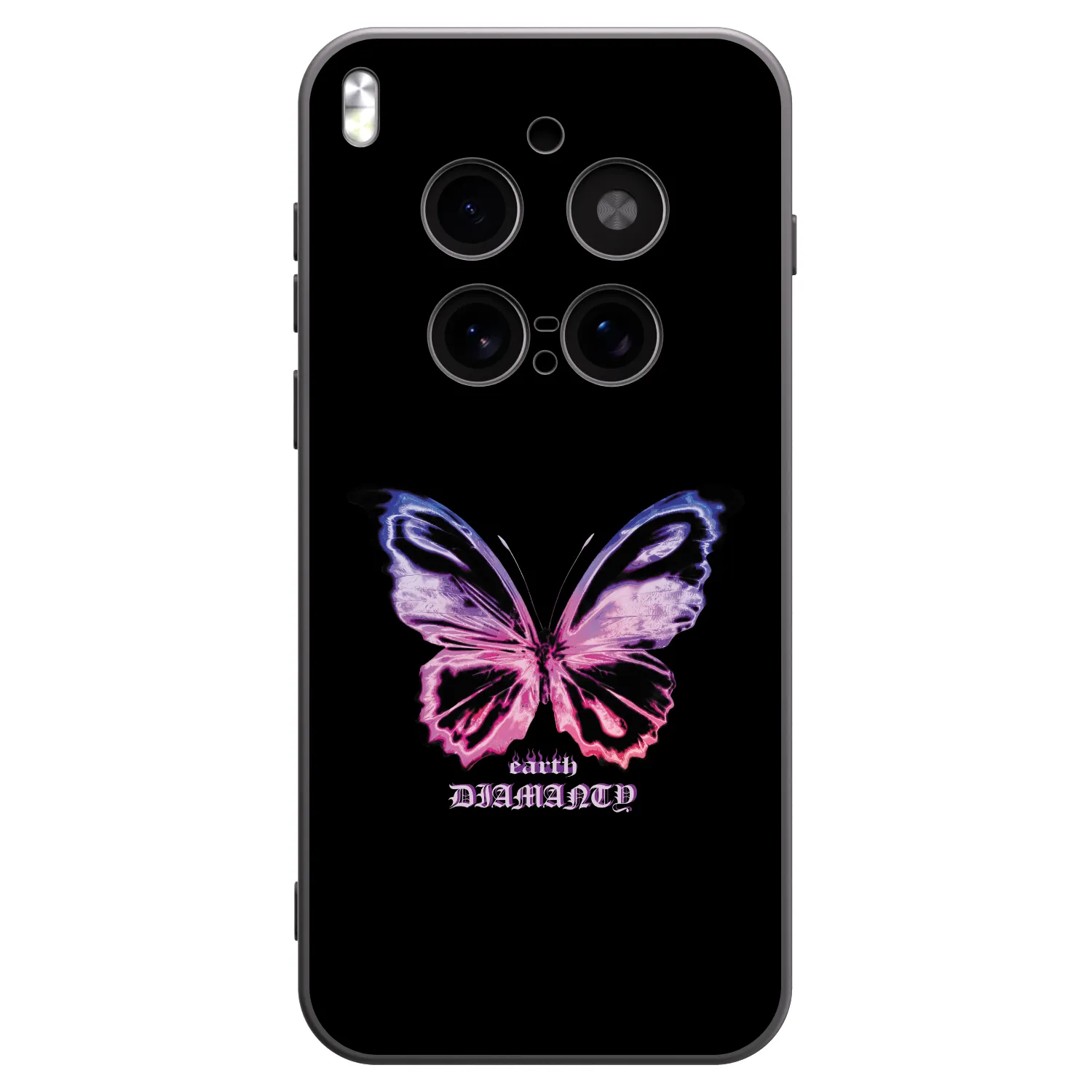 Picasee silikonový černý obal pro Vivo X300 Pro - Diamanty Purple