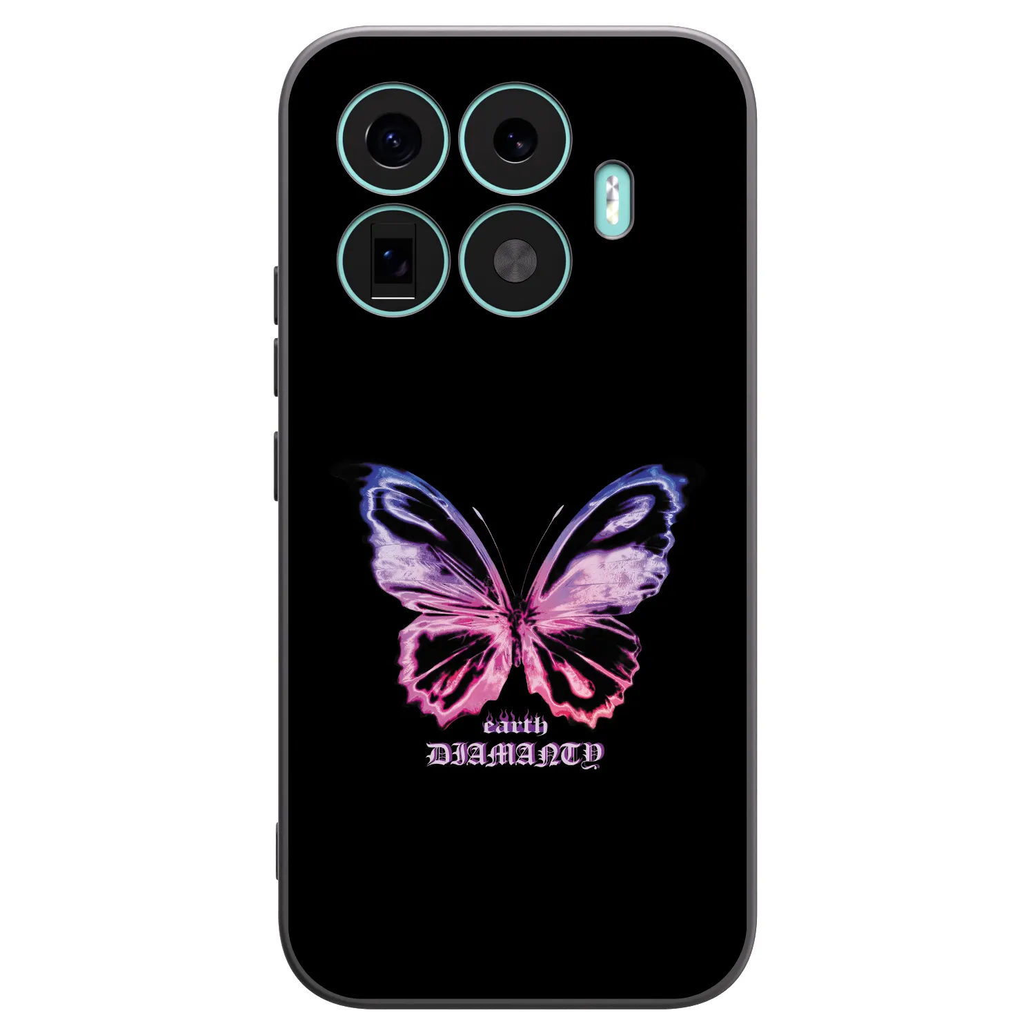 Picasee silikonový černý obal pro Xiaomi 17T - Diamanty Purple