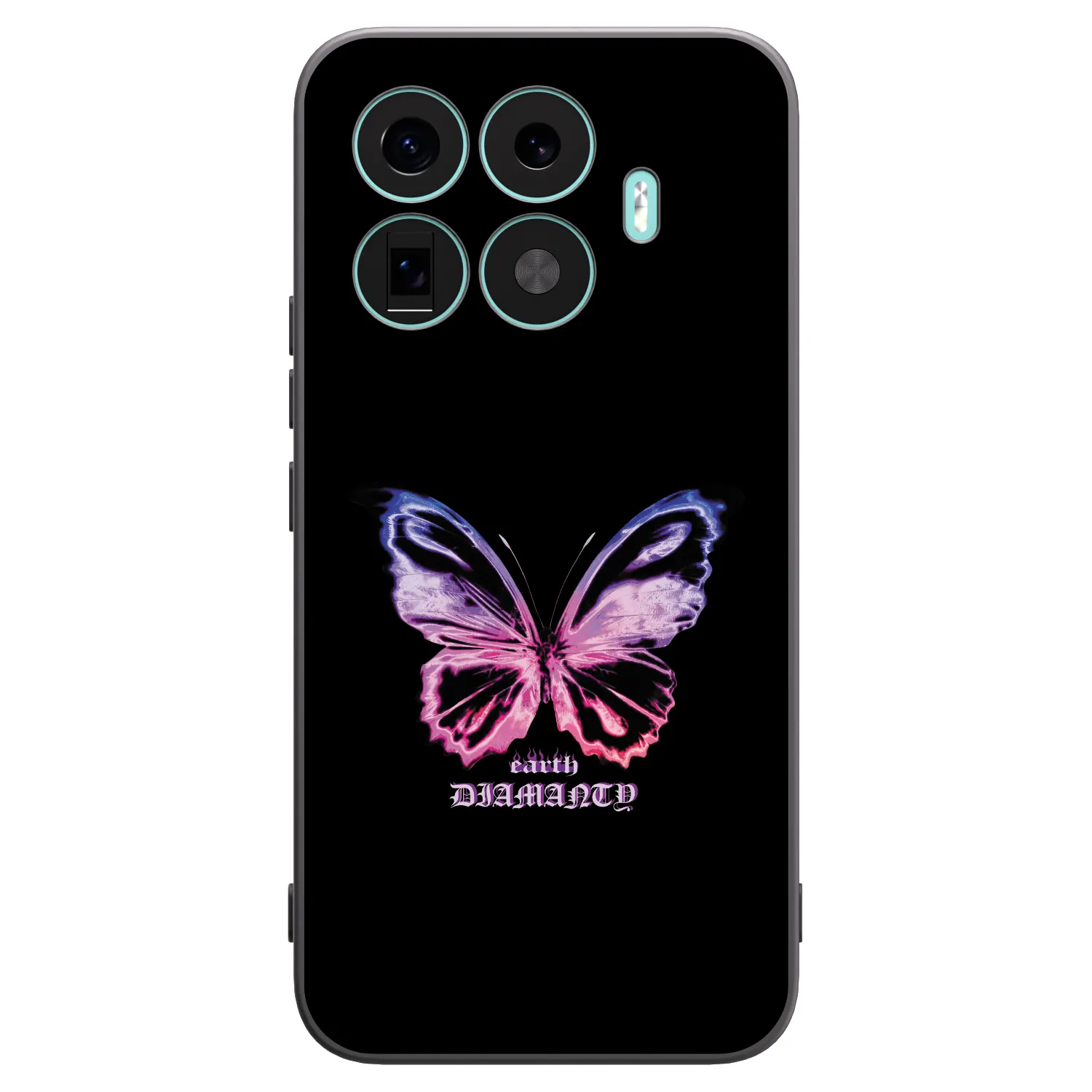 Picasee silikonový černý obal pro Xiaomi 17T Pro - Diamanty Purple
