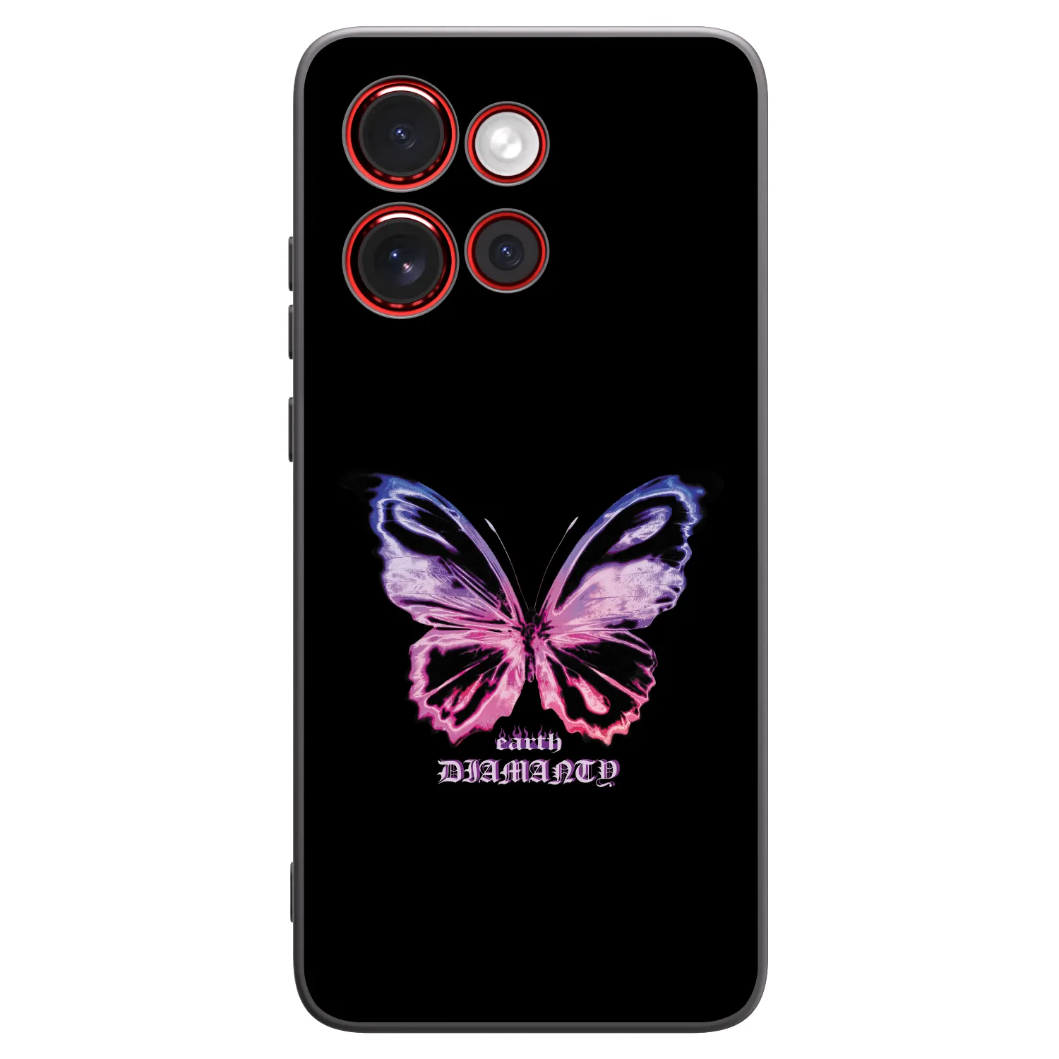 Picasee silikonový černý obal pro Motorola Edge 60 Neo 5G - Diamanty Purple