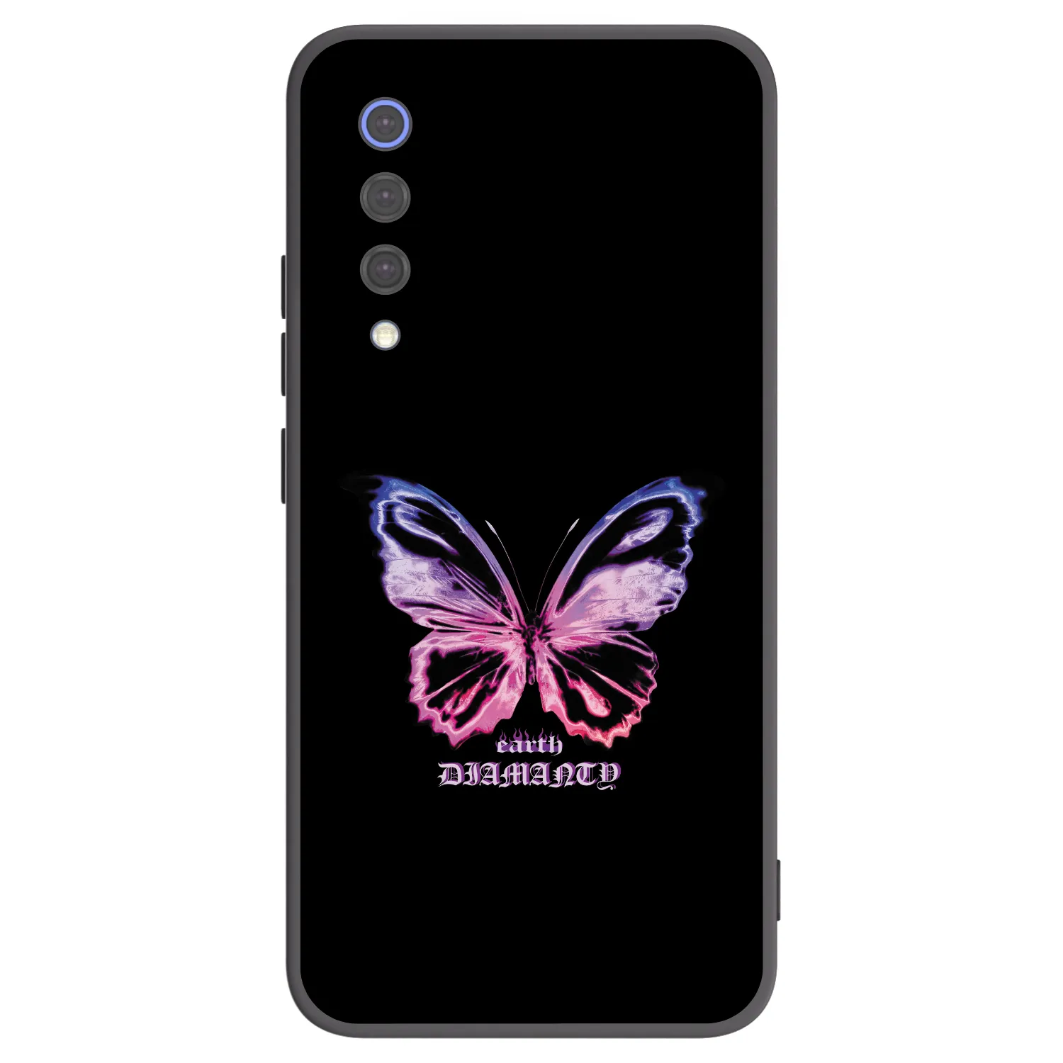 Picasee silikonový černý obal pro Xiaomi Mi 9 SE - Diamanty Purple