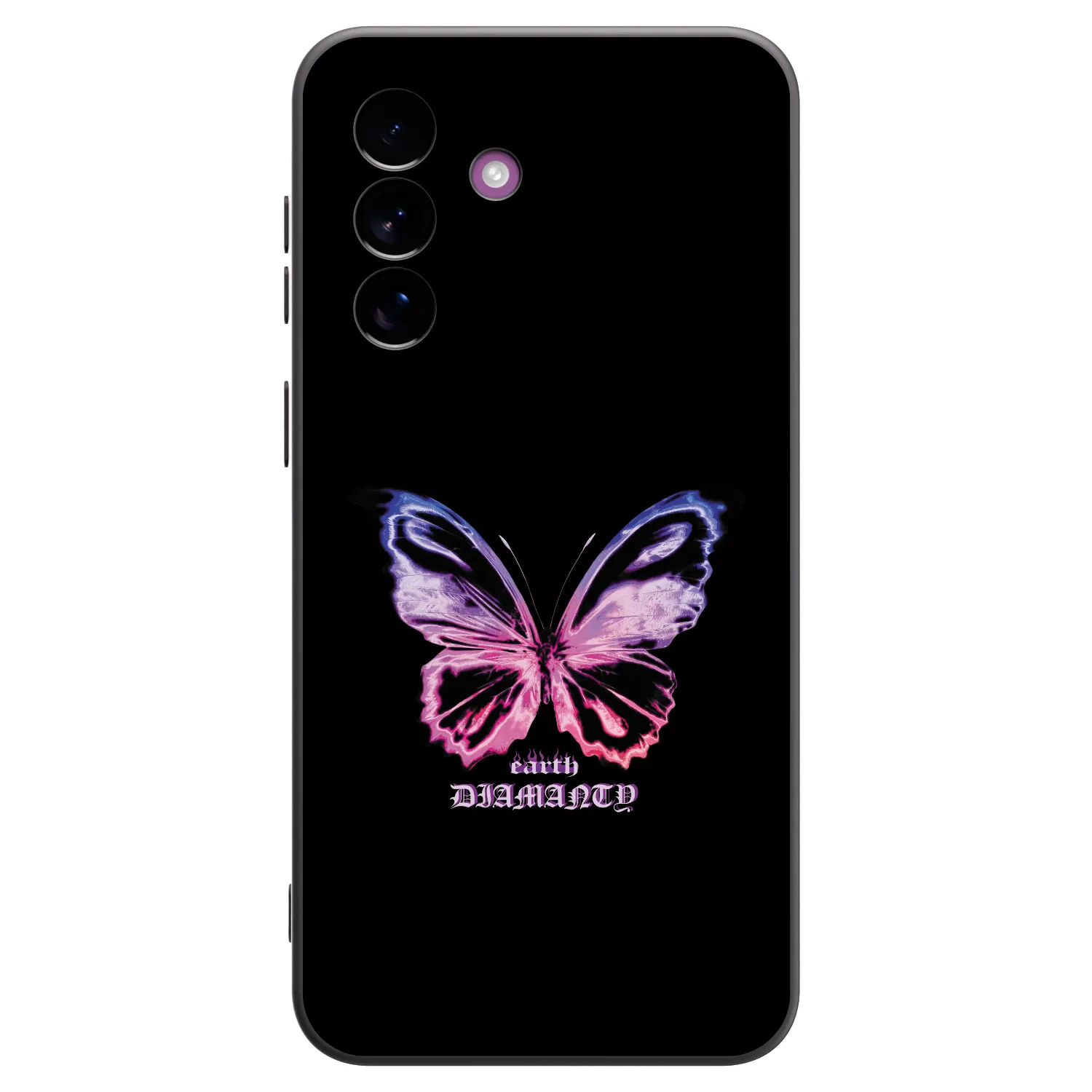 Picasee silikonový černý obal pro Samsung Galaxy A37 - Diamanty Purple
