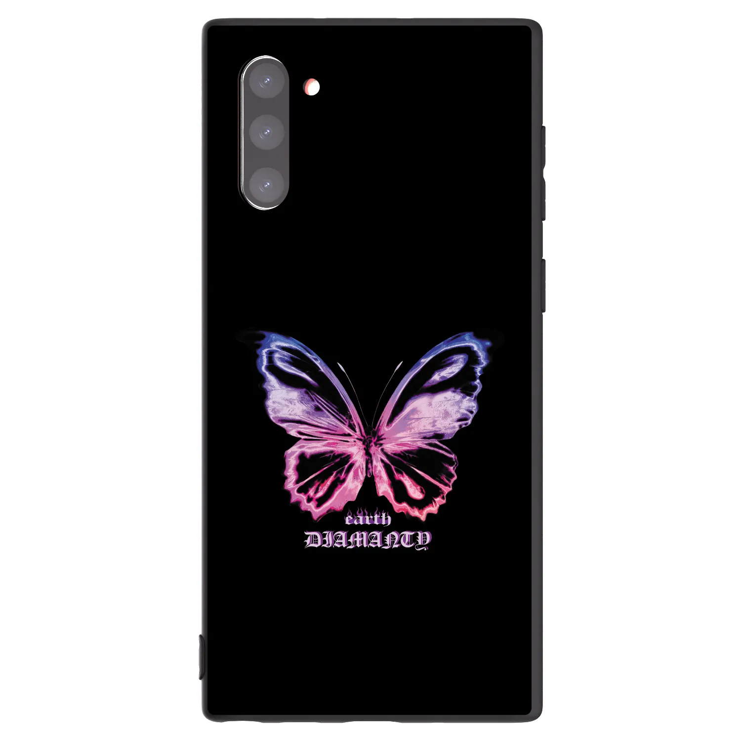 Picasee silikonový černý obal pro Samsung Galaxy Note 10 N970F - Diamanty Purple