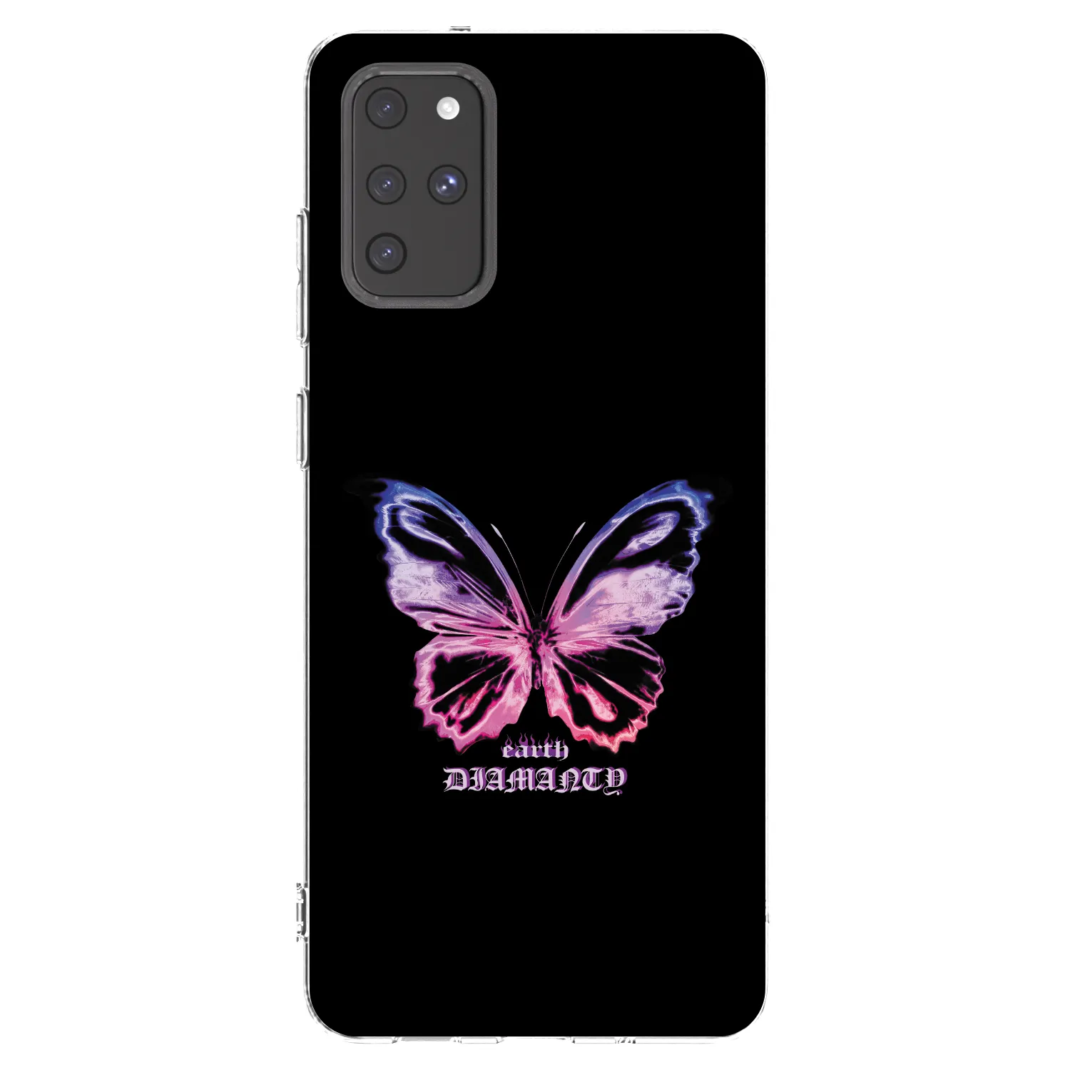 Picasee silikonový průhledný obal pro Samsung Galaxy S20+ G985F - Diamanty Purple