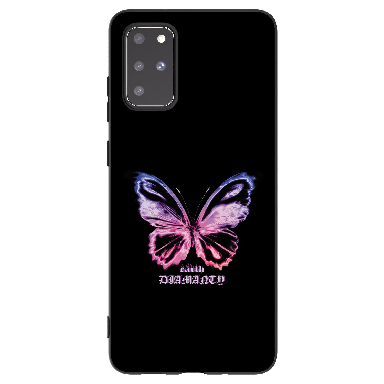 Picasee silikonový černý obal pro Samsung Galaxy S20+ G985F - Diamanty Purple